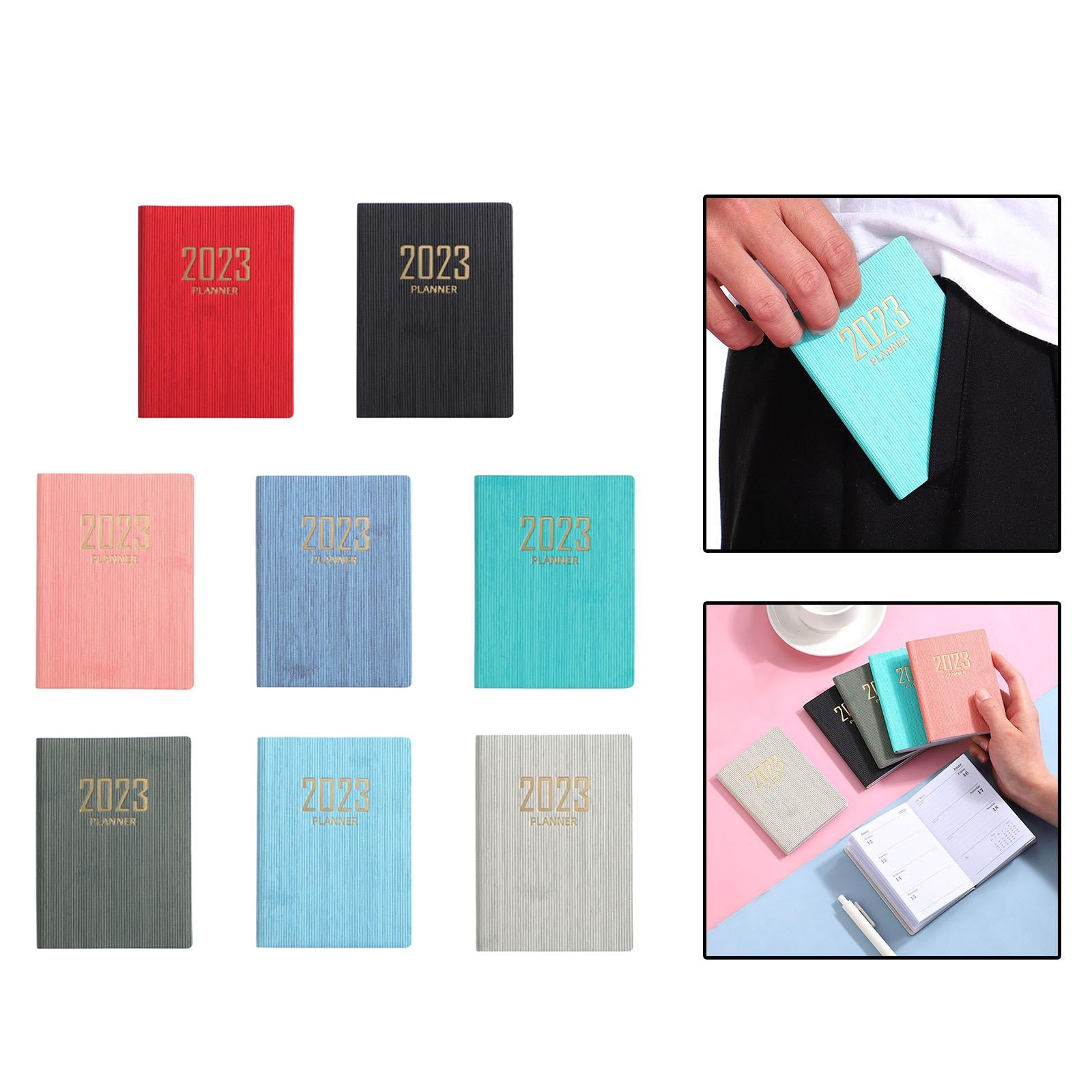 Monthly Planner 2023 Journal A7 Notebook Planner Notepads Project Planning Red