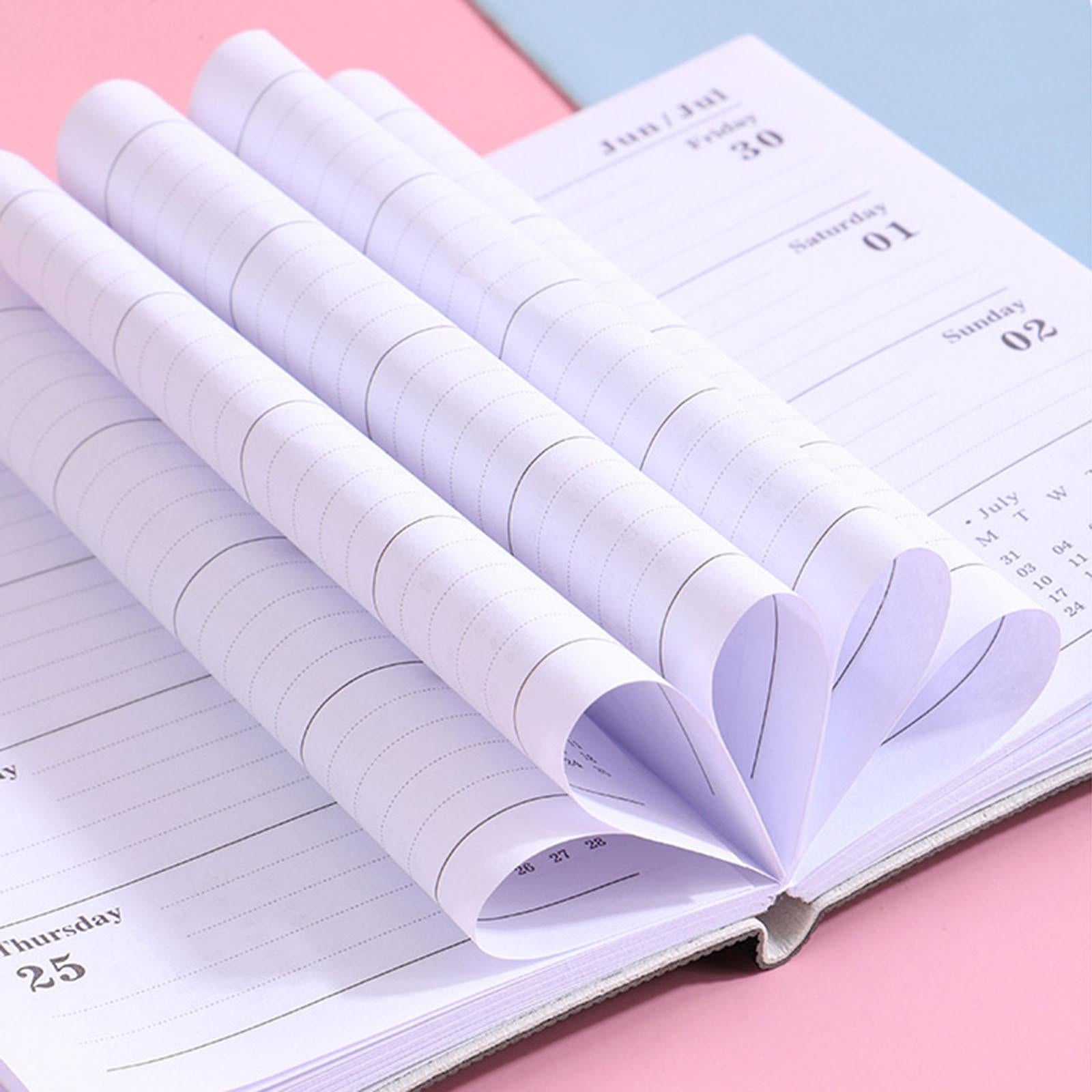 Monthly Planner 2023 Journal A7 Notebook Planner Notepads Project Planning Black