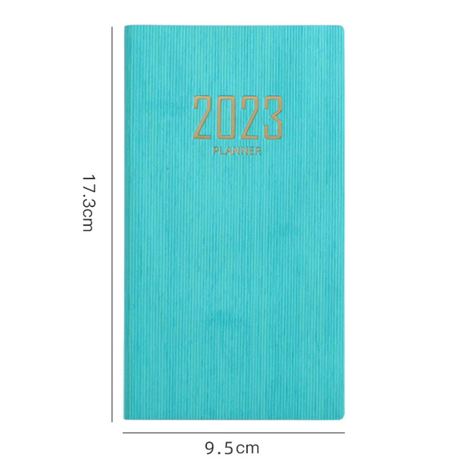 Recording Weekly Notebook Planner Planning Daily Account for Gifts New Year Green