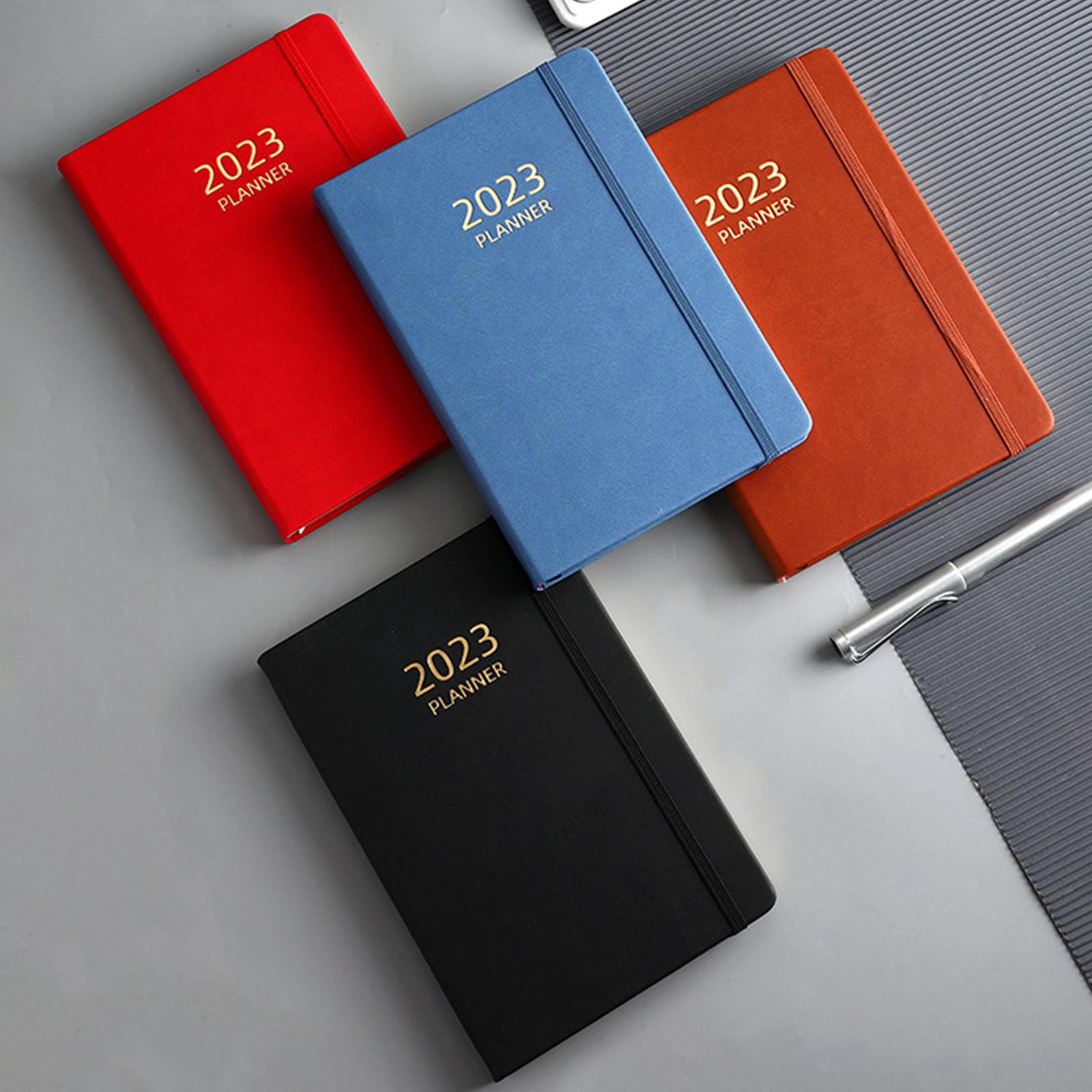 A5 Diary Notebook Journals Notebook 2023 Monthly Planner Notepad Thick Paper Blue