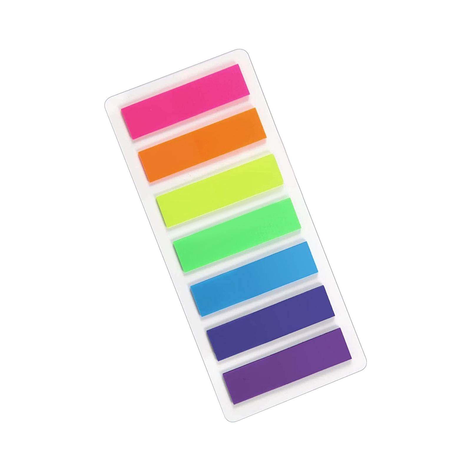 Index Tabs Writable Page Sticky Notes for Diaries Book Markers Magazines Seven Colors