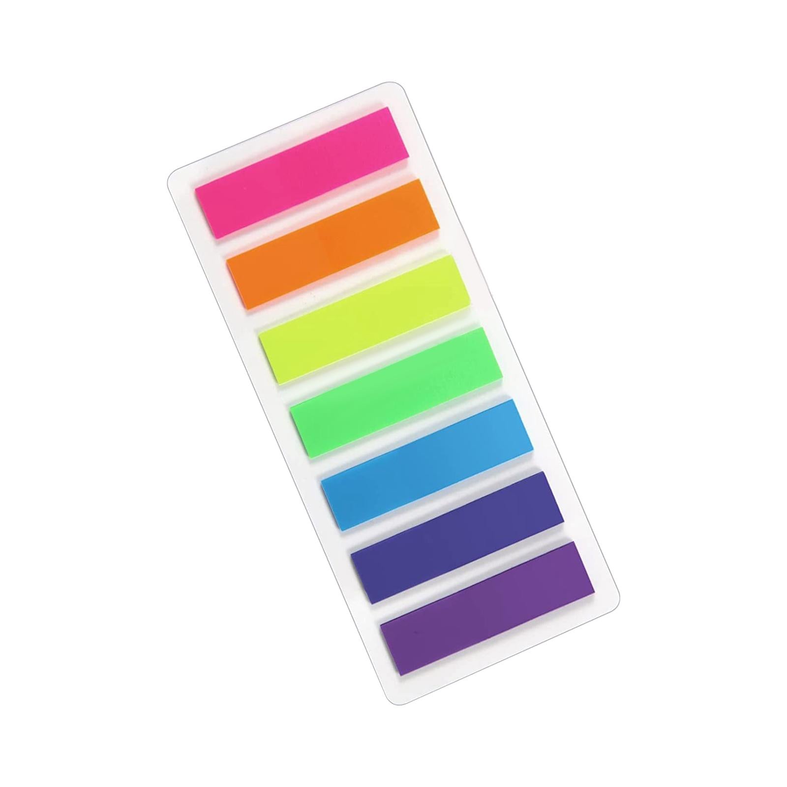 Index Tabs Writable Page Sticky Notes for Diaries Book Markers Magazines Seven Colors