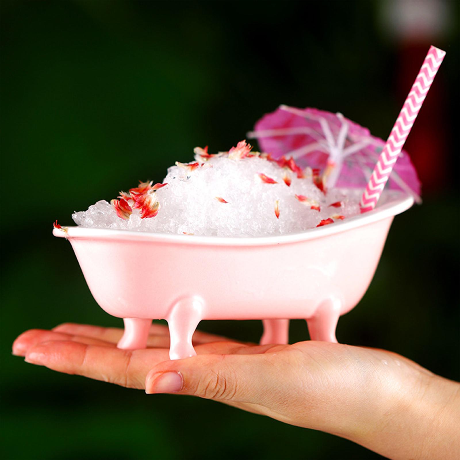 Porcelain Bathtub Shape Party Cocktail beverage Cup Mug Tableware Accessory