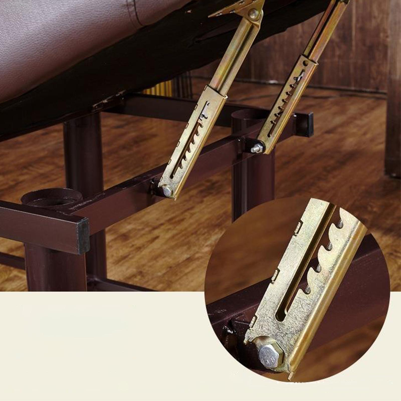 2Pcs Adjustable Lift Hinges Lift Up Support for Bed Furniture Accessory