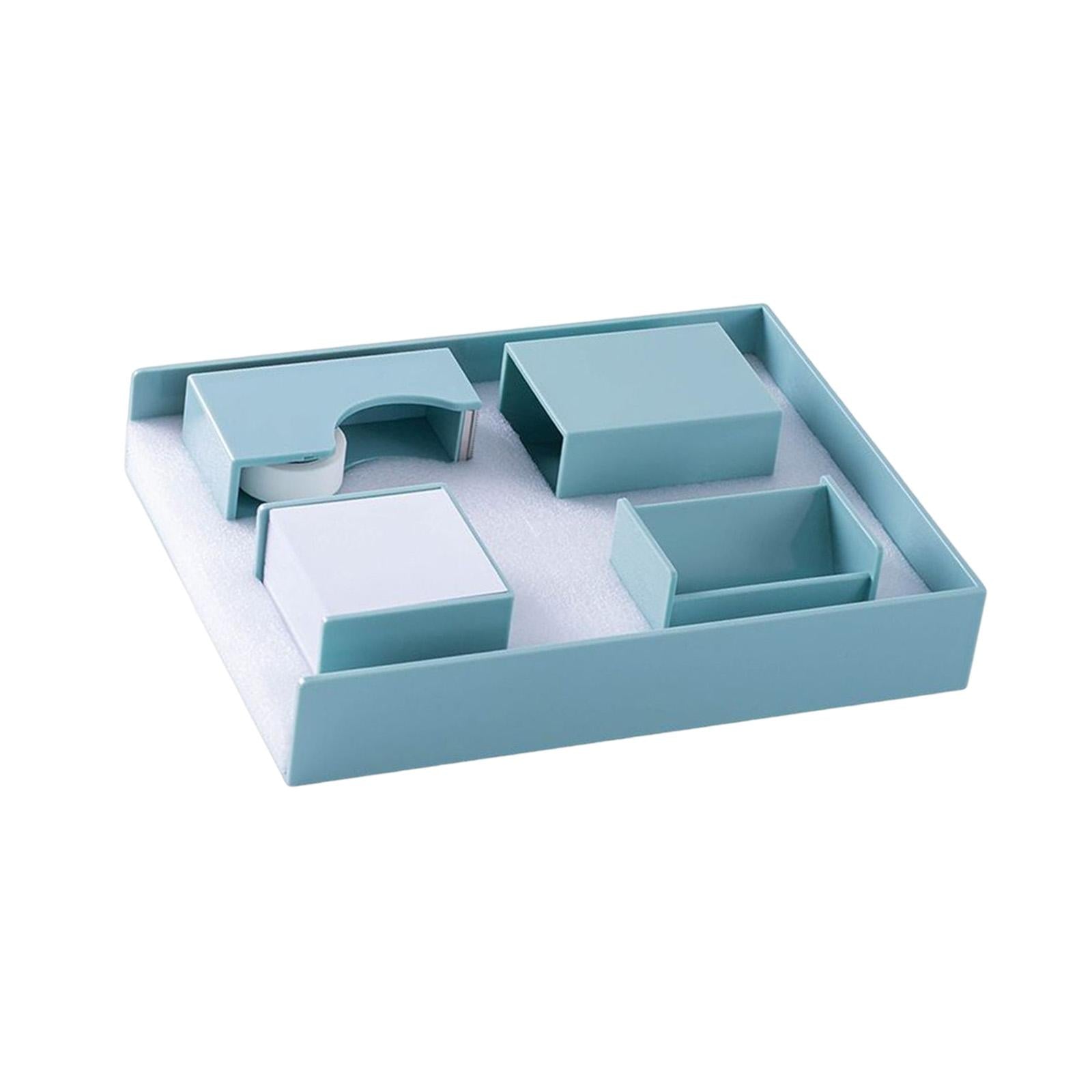 Desk Stationery Set Pen Pencil Holder Dustproof Portable Storage for Office