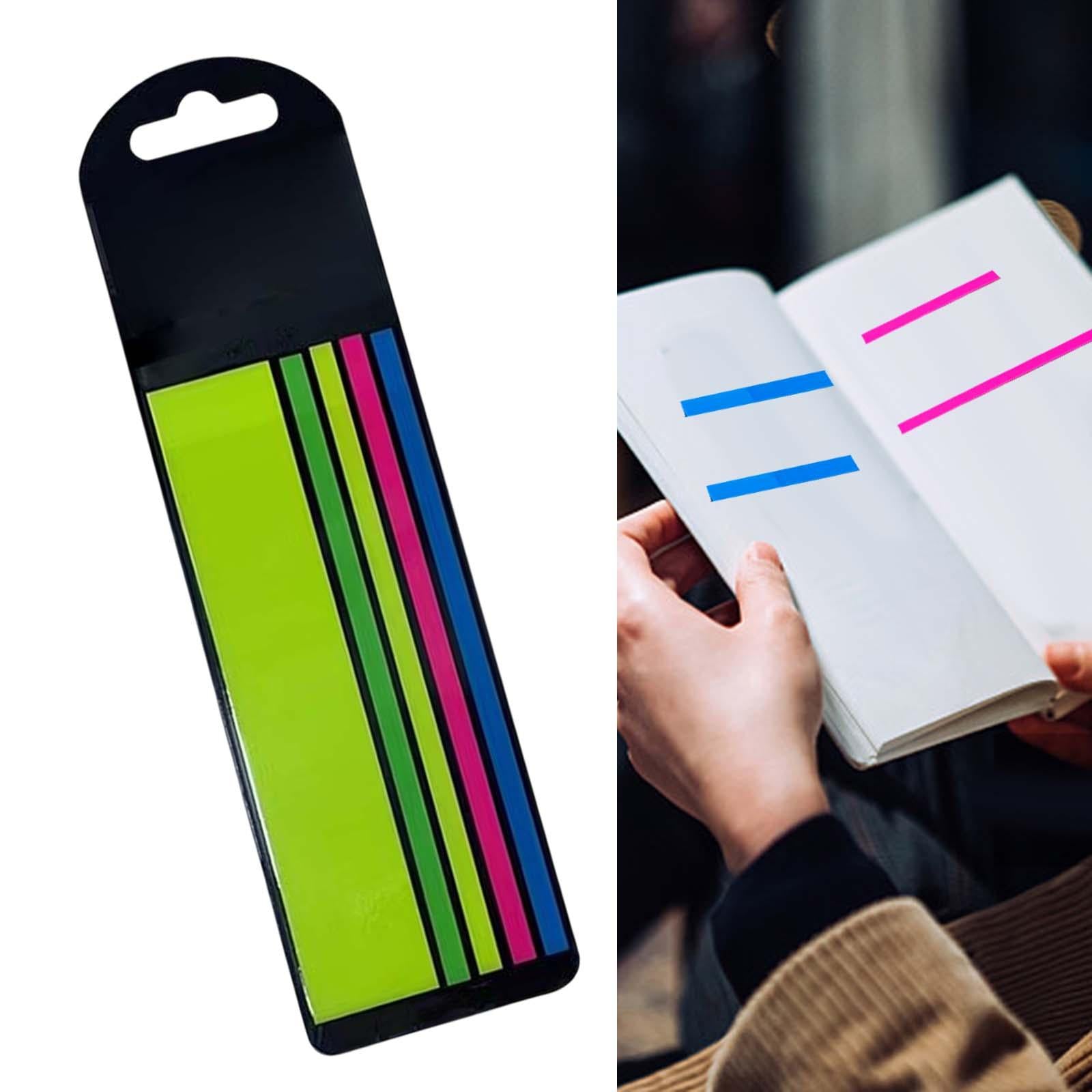 Page Markers Highlighting Book Notes Removes Cleanly for Reading Books Green