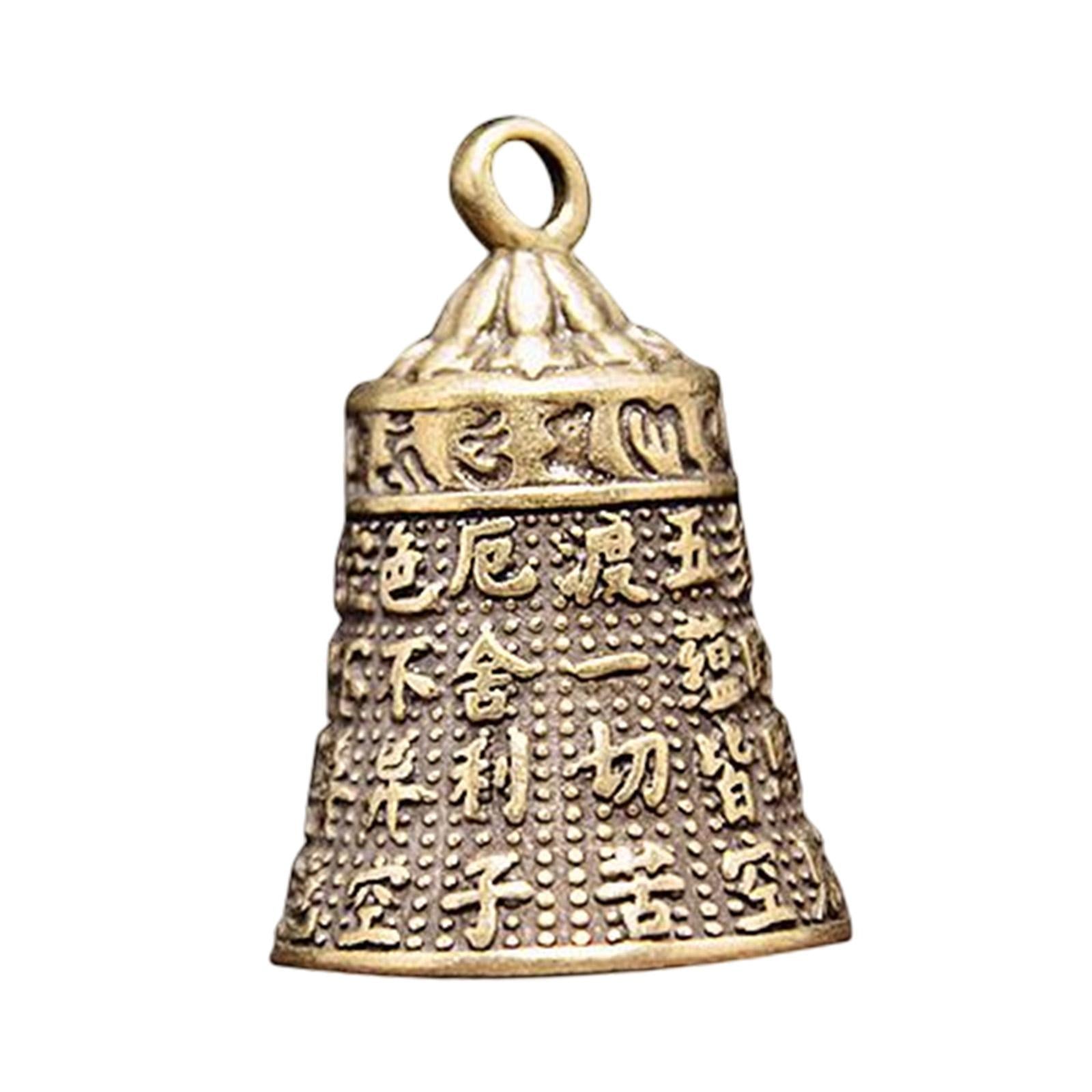 Small Copper Keys Chains Pendant Lucky for Porch Outdoor Decoration