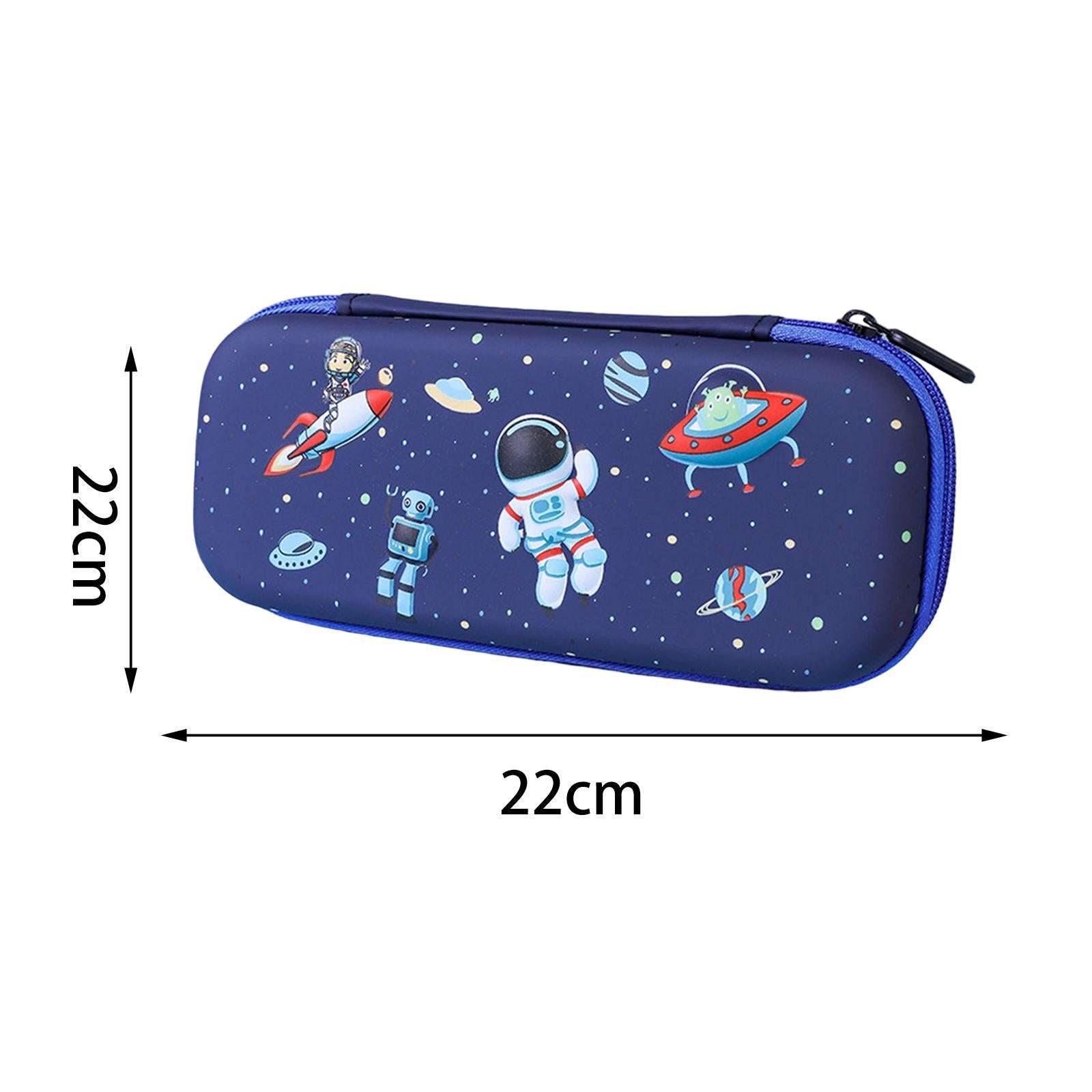 Pen Pouch Box Desk Organizer Portable Pencil Case for Office Stationery Kids Space Travel