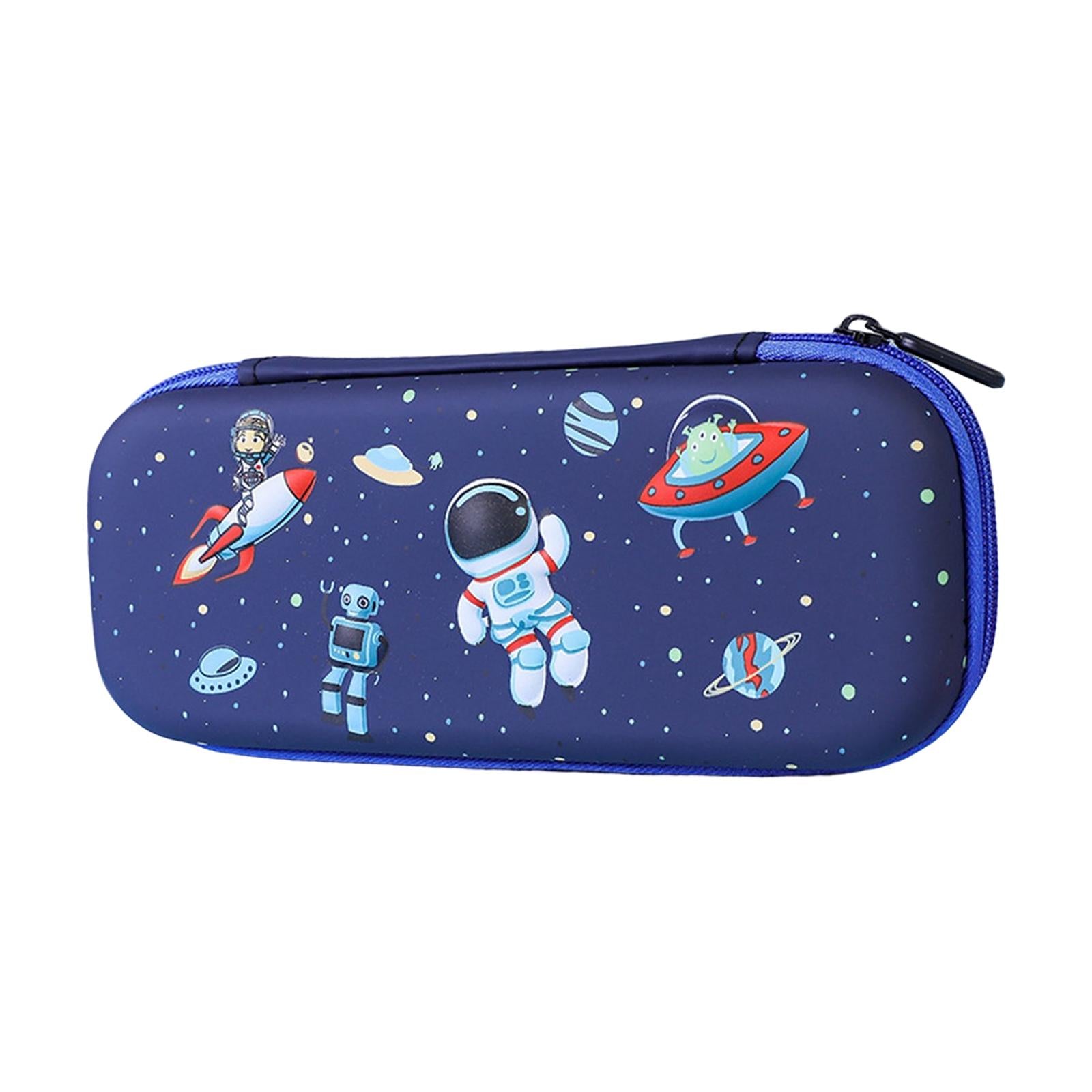 Pen Pouch Box Desk Organizer Portable Pencil Case for Office Stationery Kids Space Travel