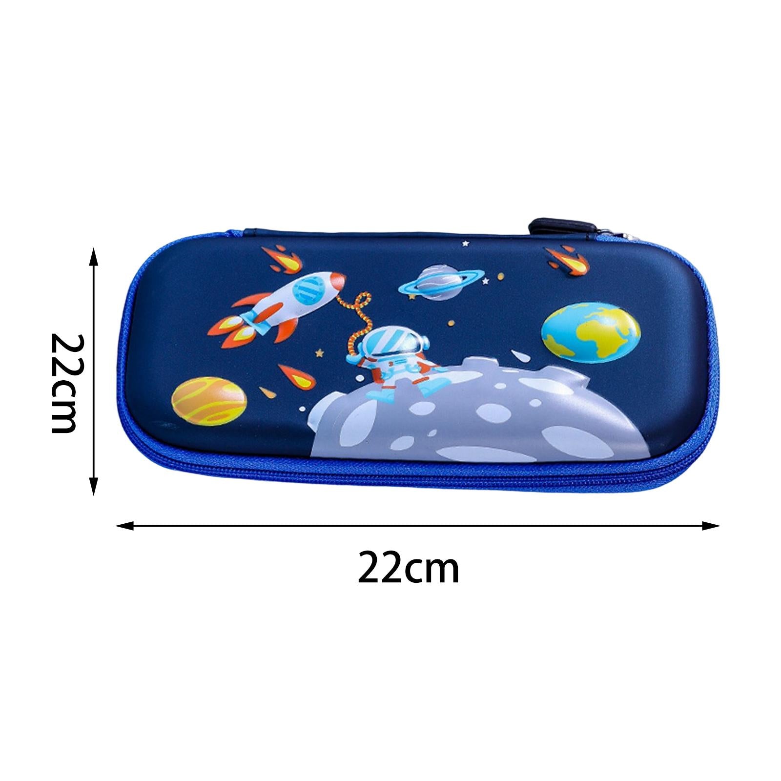 Pen Pouch Box Desk Organizer Portable Pencil Case for Office Stationery Kids Star Adventure