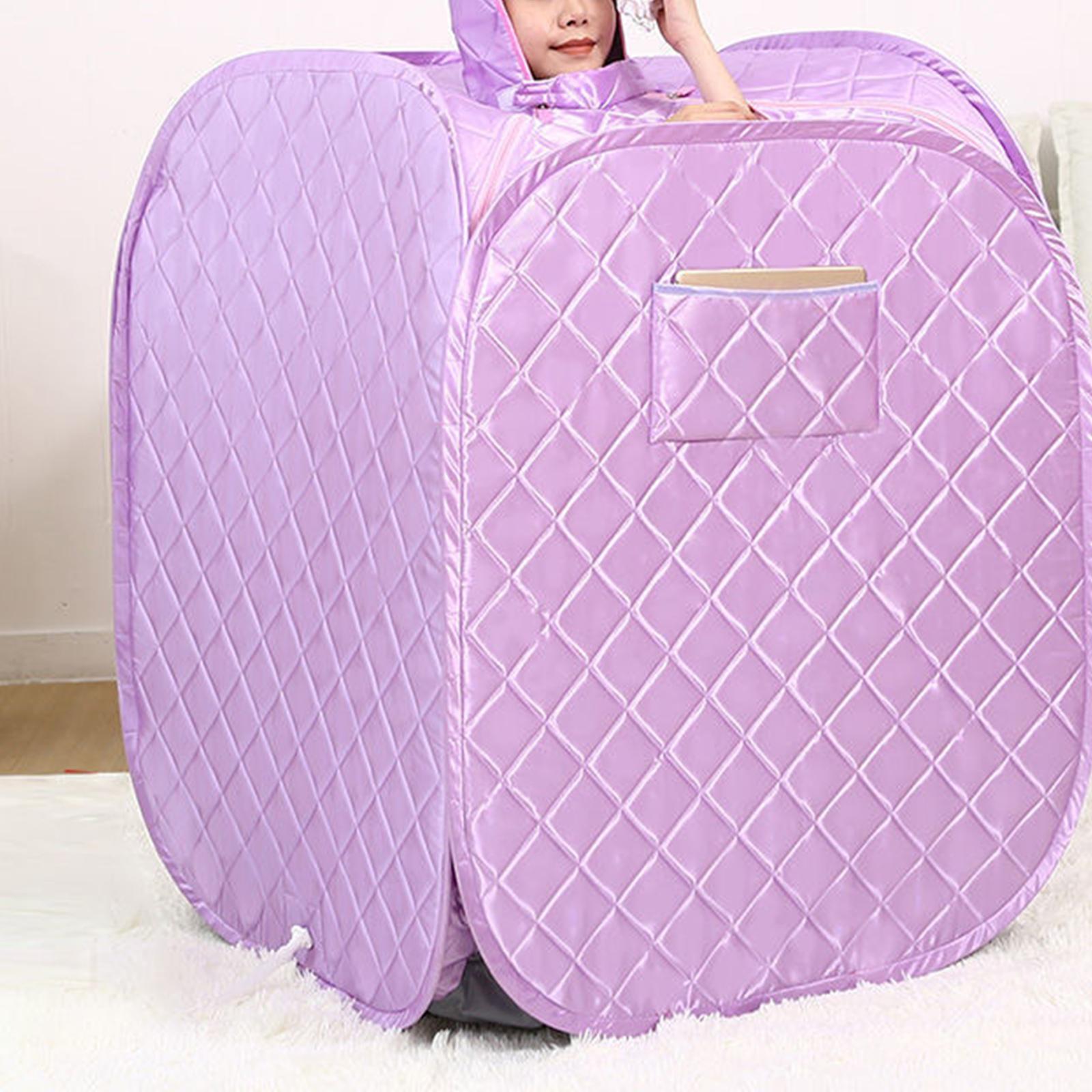 Foldable Steam Sauna Personal Sauna Tents SPA Saunas for Salon Household SPA Lilac