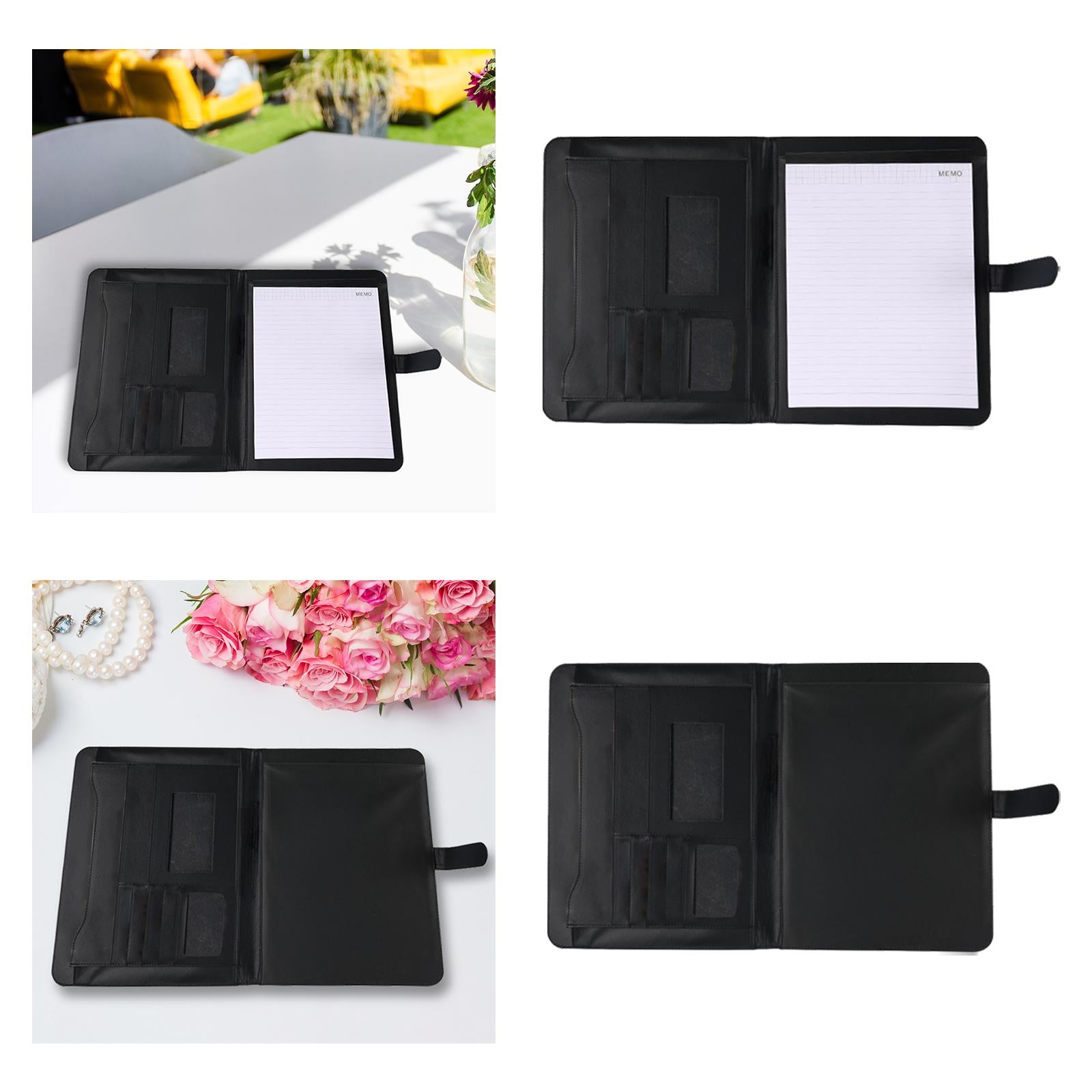 File Folder Document Organizer A4 Writing Case for Conference Interview with notes