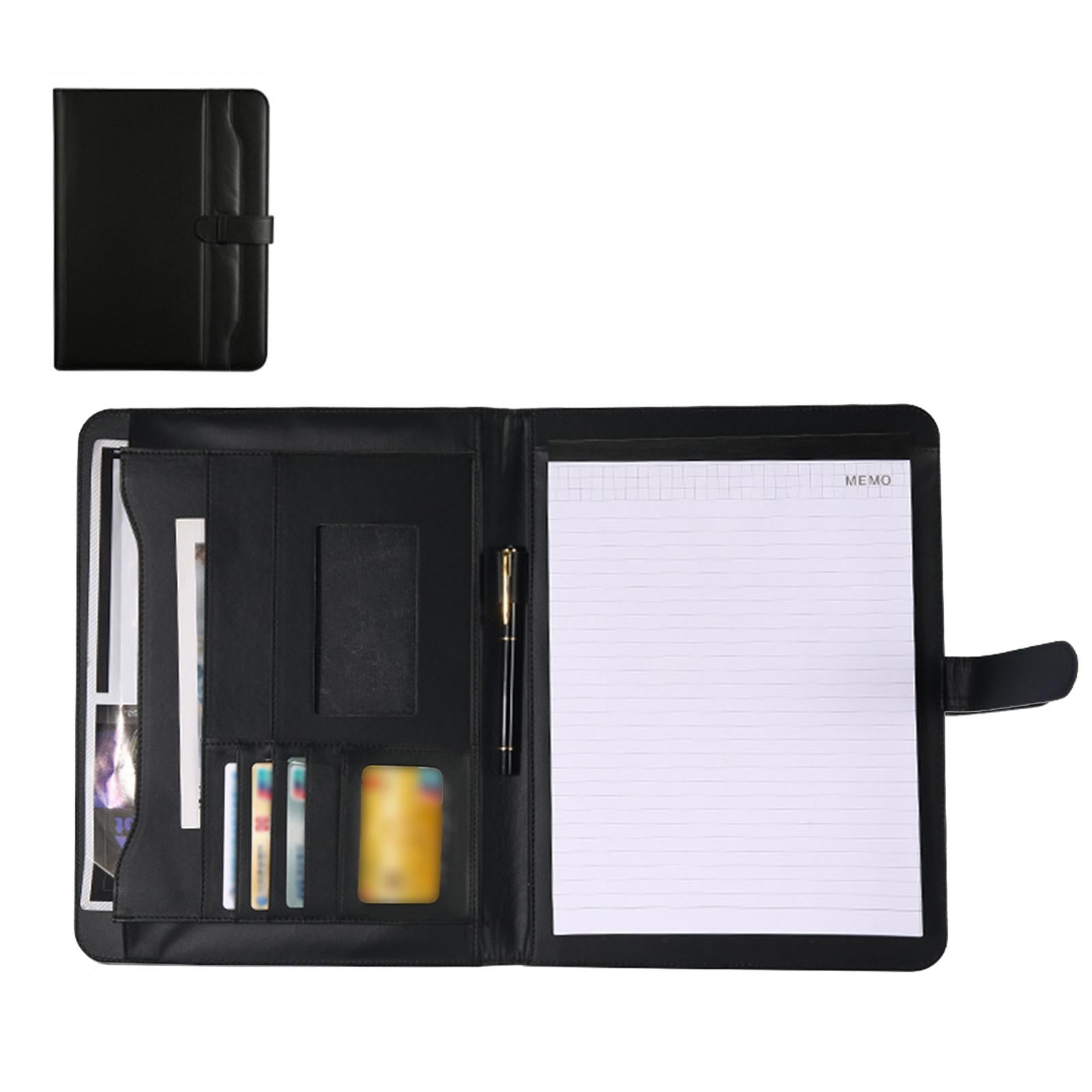 File Folder Document Organizer A4 Writing Case for Conference Interview with notes