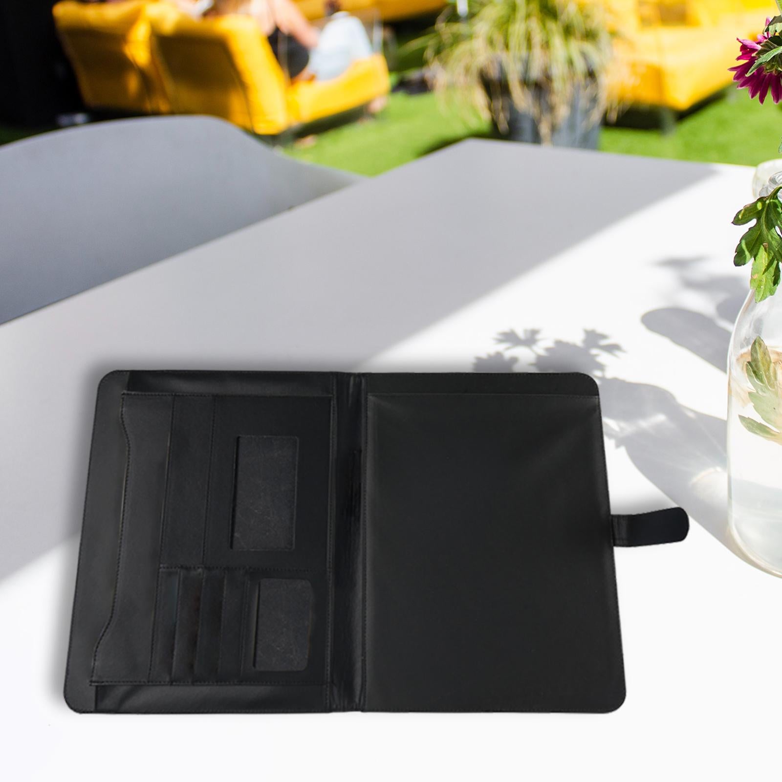 File Folder Document Organizer A4 Writing Case for Conference Interview without notes