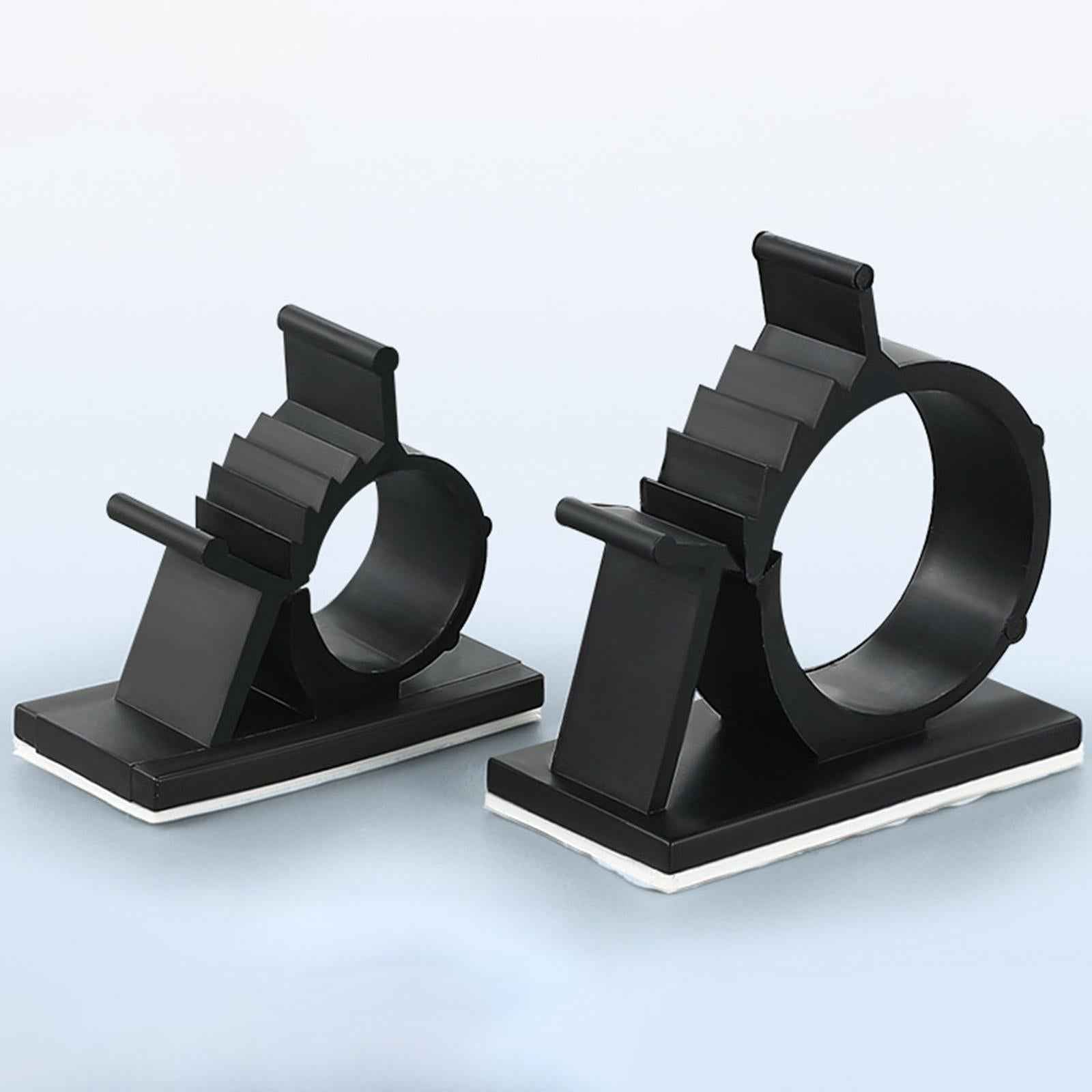 Self-Adhesive Cord Wire Line Organizer 100x for Desktop Kitchen Data Cables 8mm-10mm