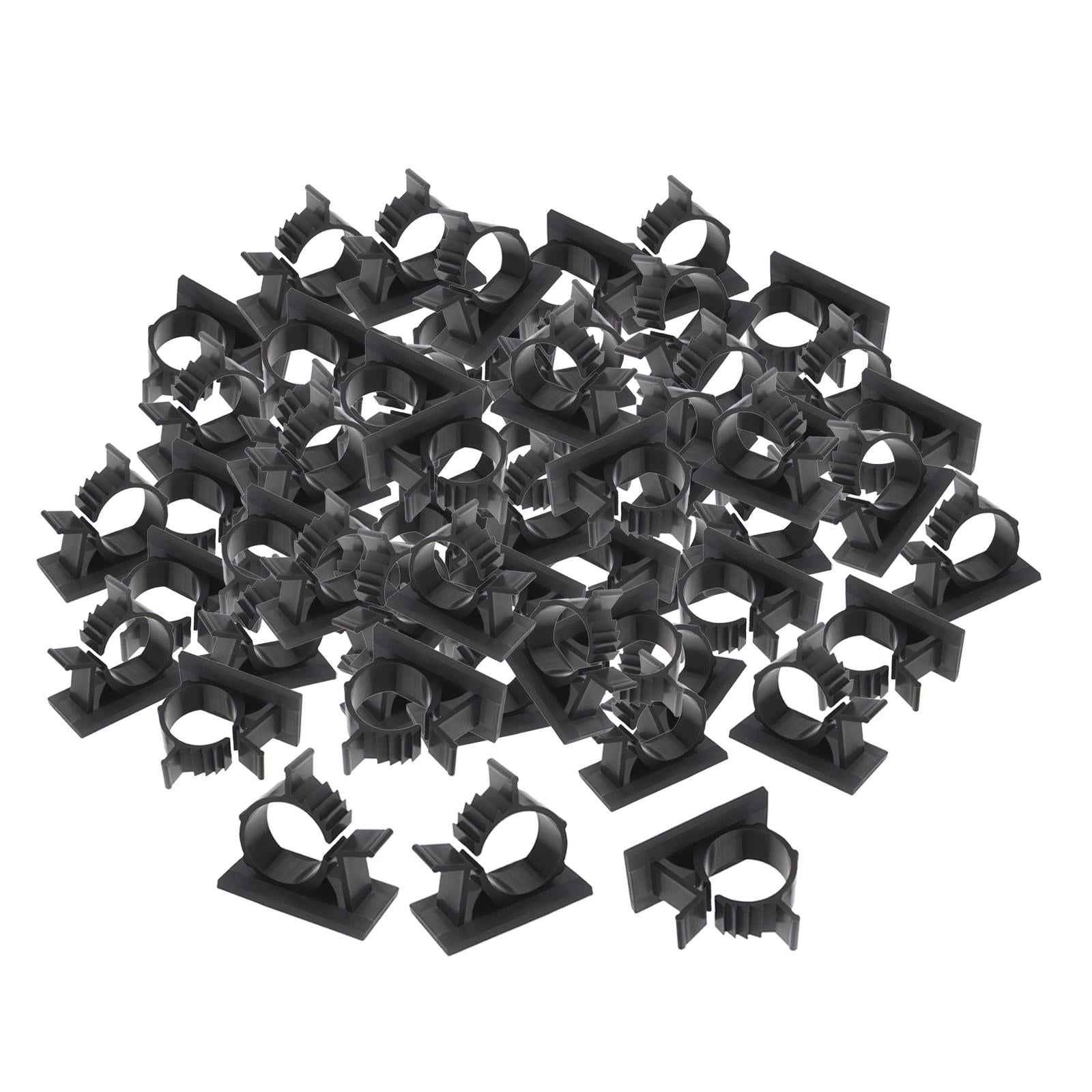 Self-Adhesive Cord Wire Line Organizer 100x for Desktop Kitchen Data Cables 8mm-10mm