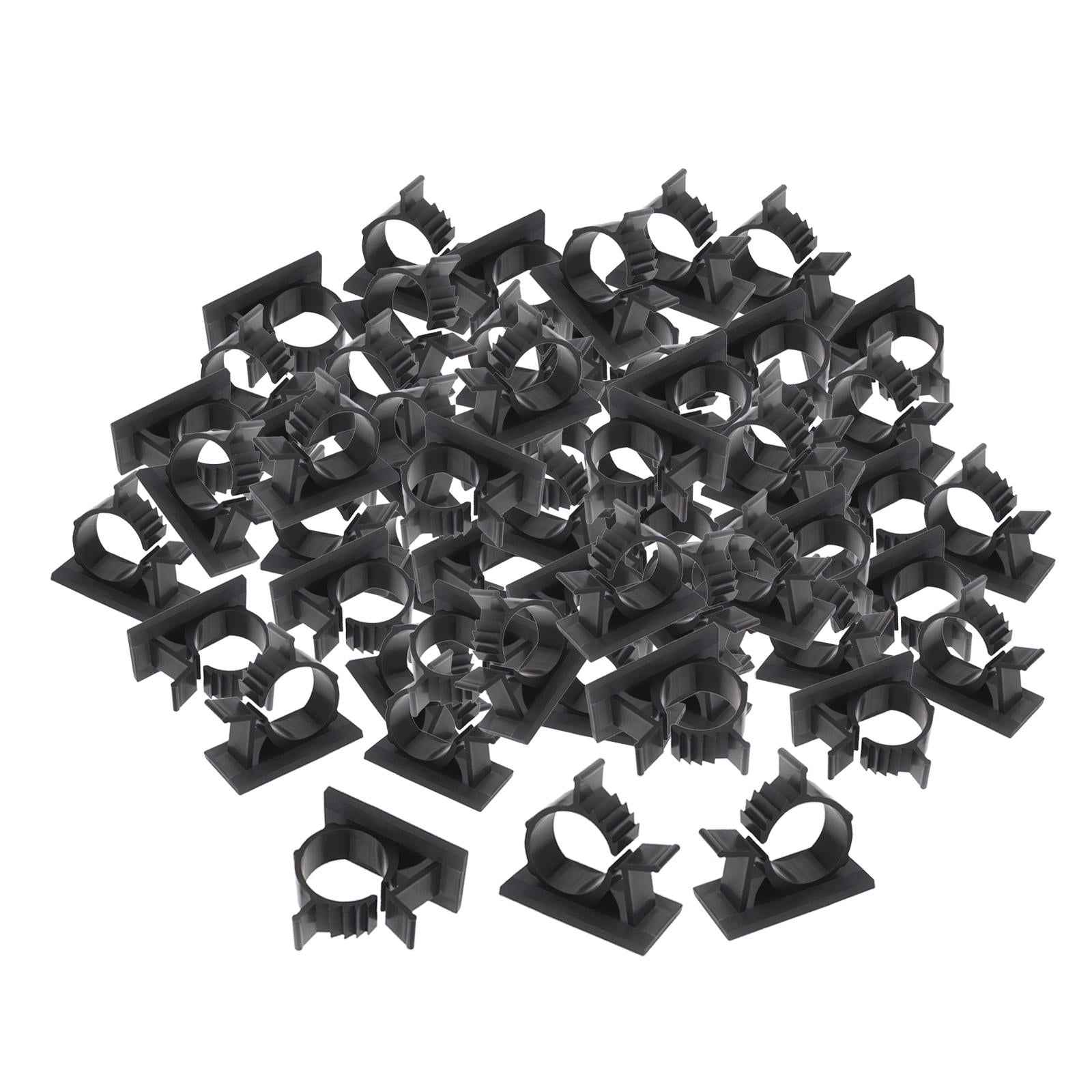 Self-Adhesive Cord Wire Line Organizer 100x for Desktop Kitchen Data Cables 8mm-10mm