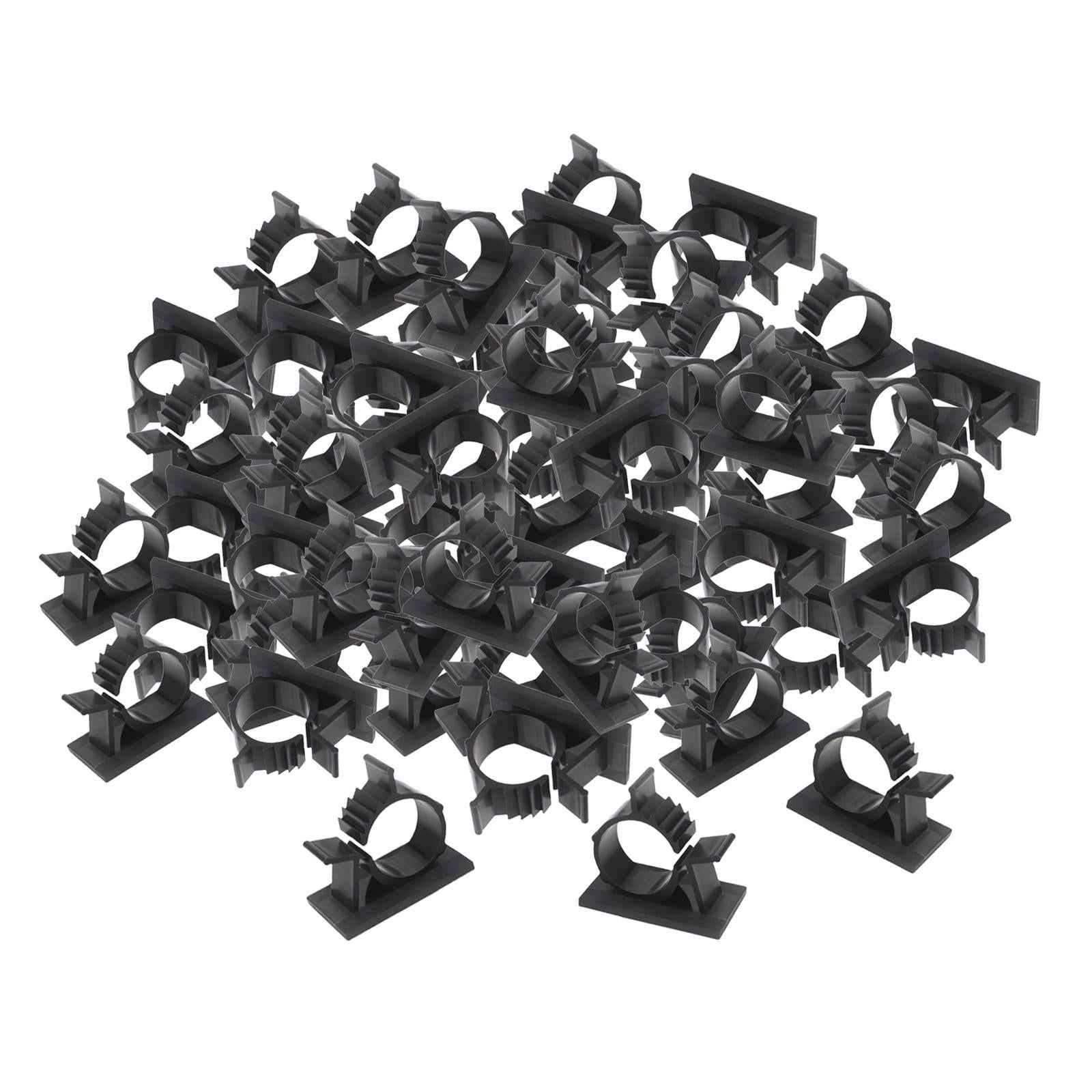 Self-Adhesive Cord Wire Line Organizer 100x for Desktop Kitchen Data Cables 8mm-10mm