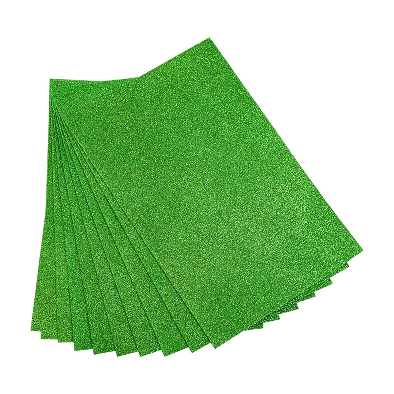 10Pcs Craft Foam Sheets Glitter DIY for Toys Christmas Cards Kindergarten A