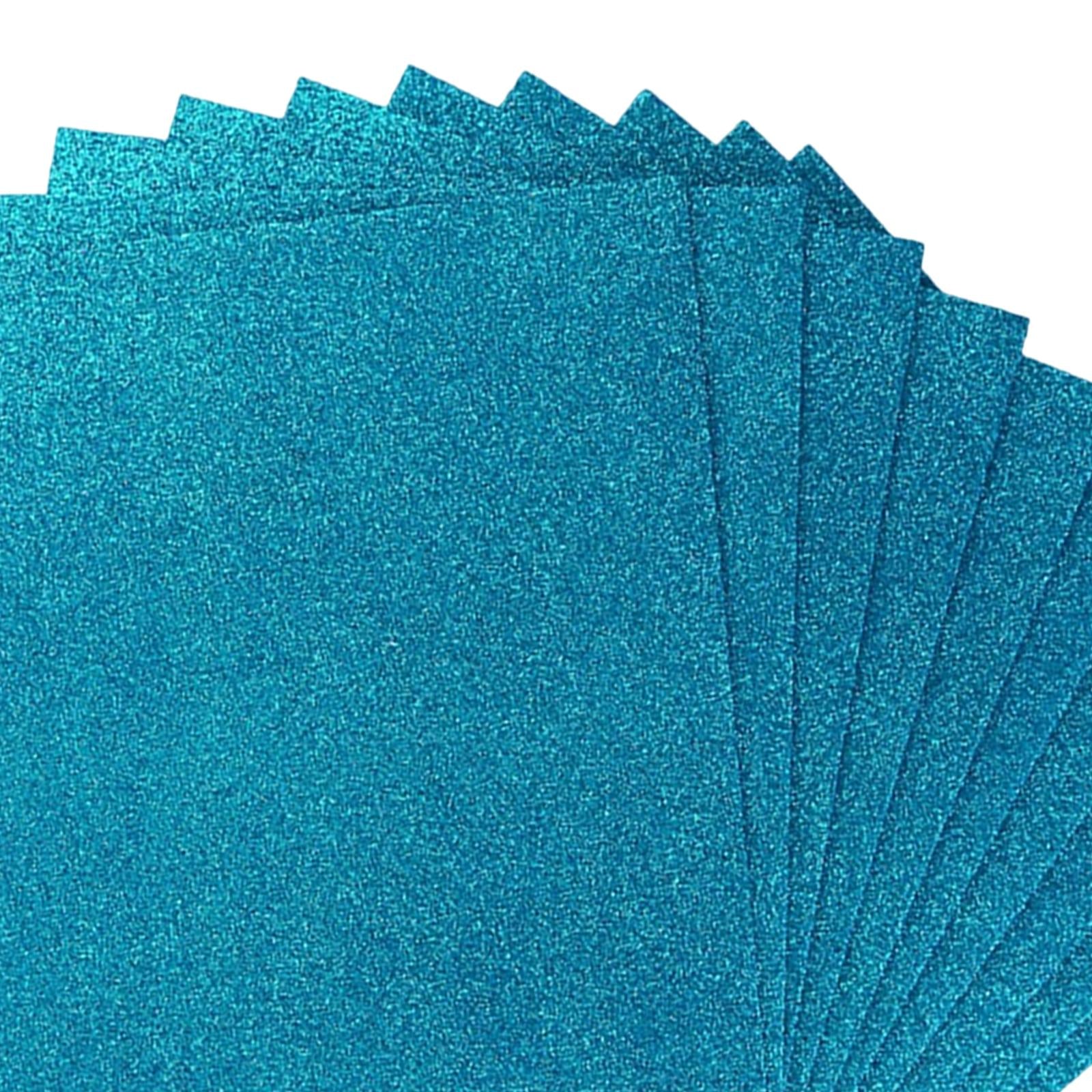 10Pcs Craft Foam Sheets Glitter DIY for Toys Christmas Cards Kindergarten C