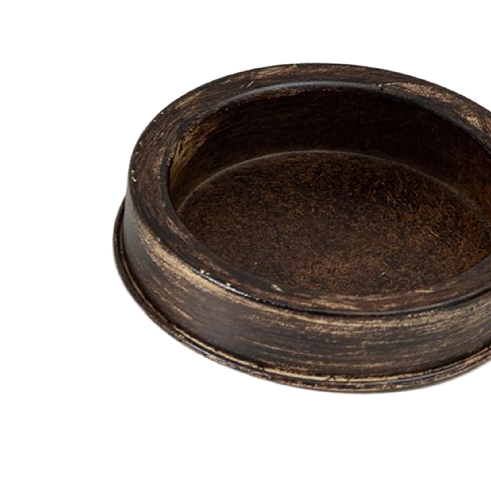 Farmhouse Candle Holder Tray Decoration Rustic for Home Countertop Bathroom Small