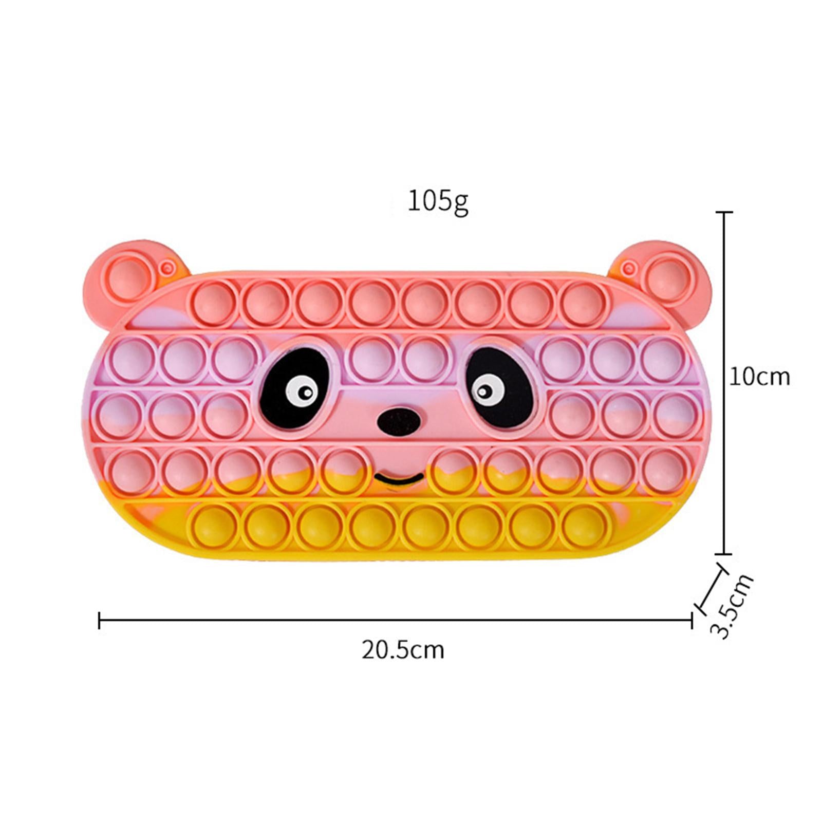 Bubble Pencil Box with Zipper Storage for School Supplies office Multicolor