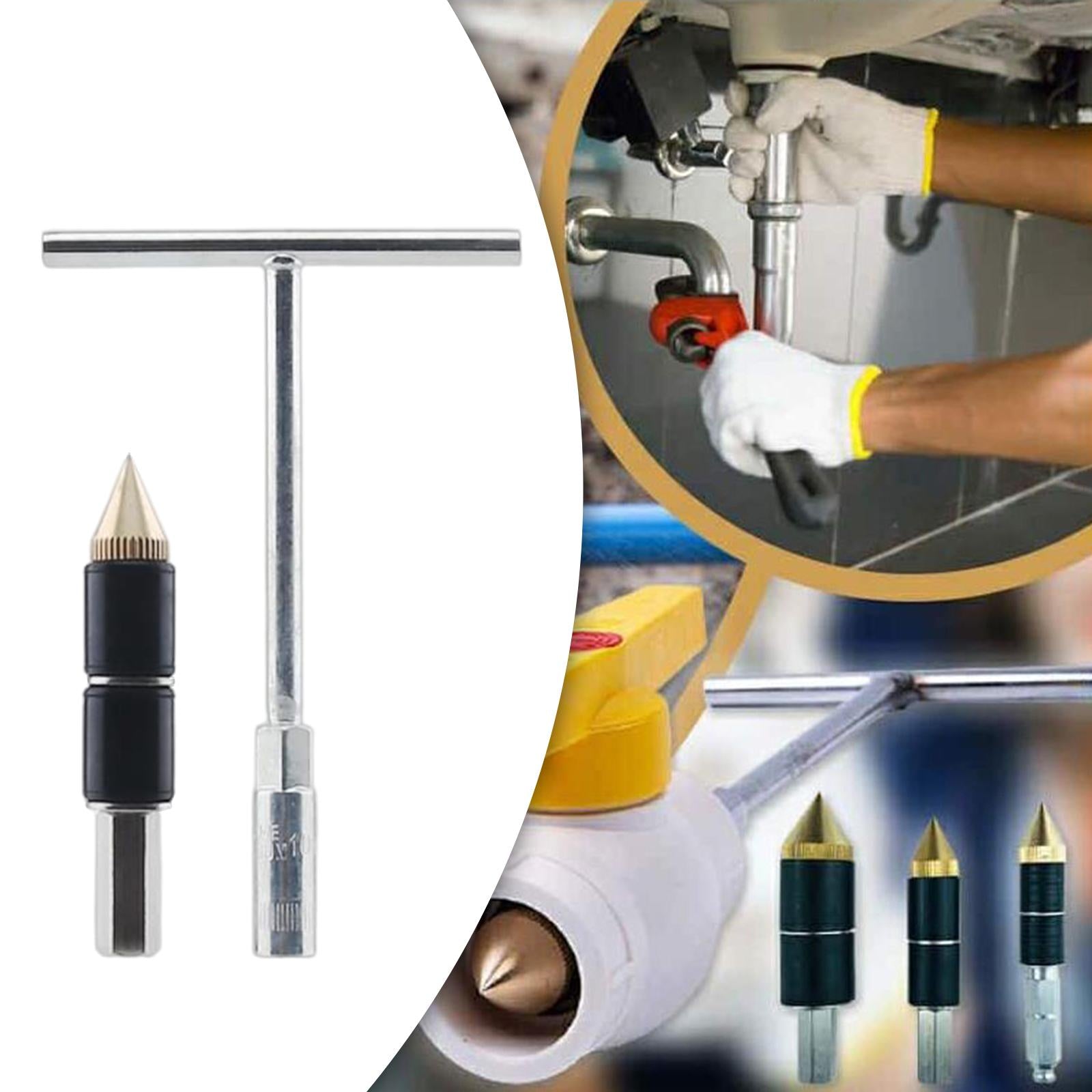 Hot-Melt Water Stop Pins Stainless Steel for Sink Counter Plugging Washroom 0.75inch