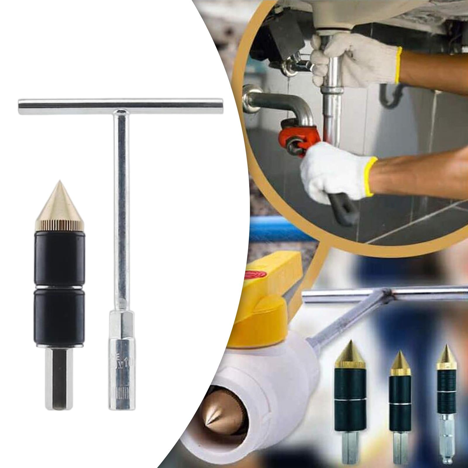 Hot-Melt Water Stop Pins Stainless Steel for Sink Counter Plugging Washroom 1inch