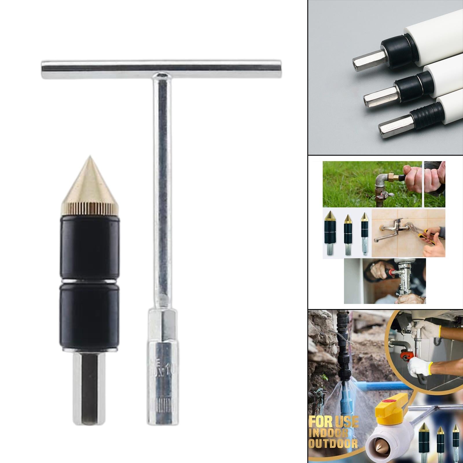 Hot-Melt Water Stop Pins Stainless Steel for Sink Counter Plugging Washroom 1inch