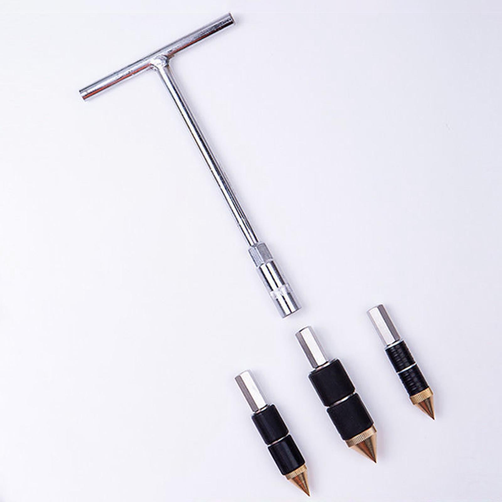Hot-Melt Water Stop Pins Stainless Steel for Sink Counter Plugging Washroom 3 Pieces Set