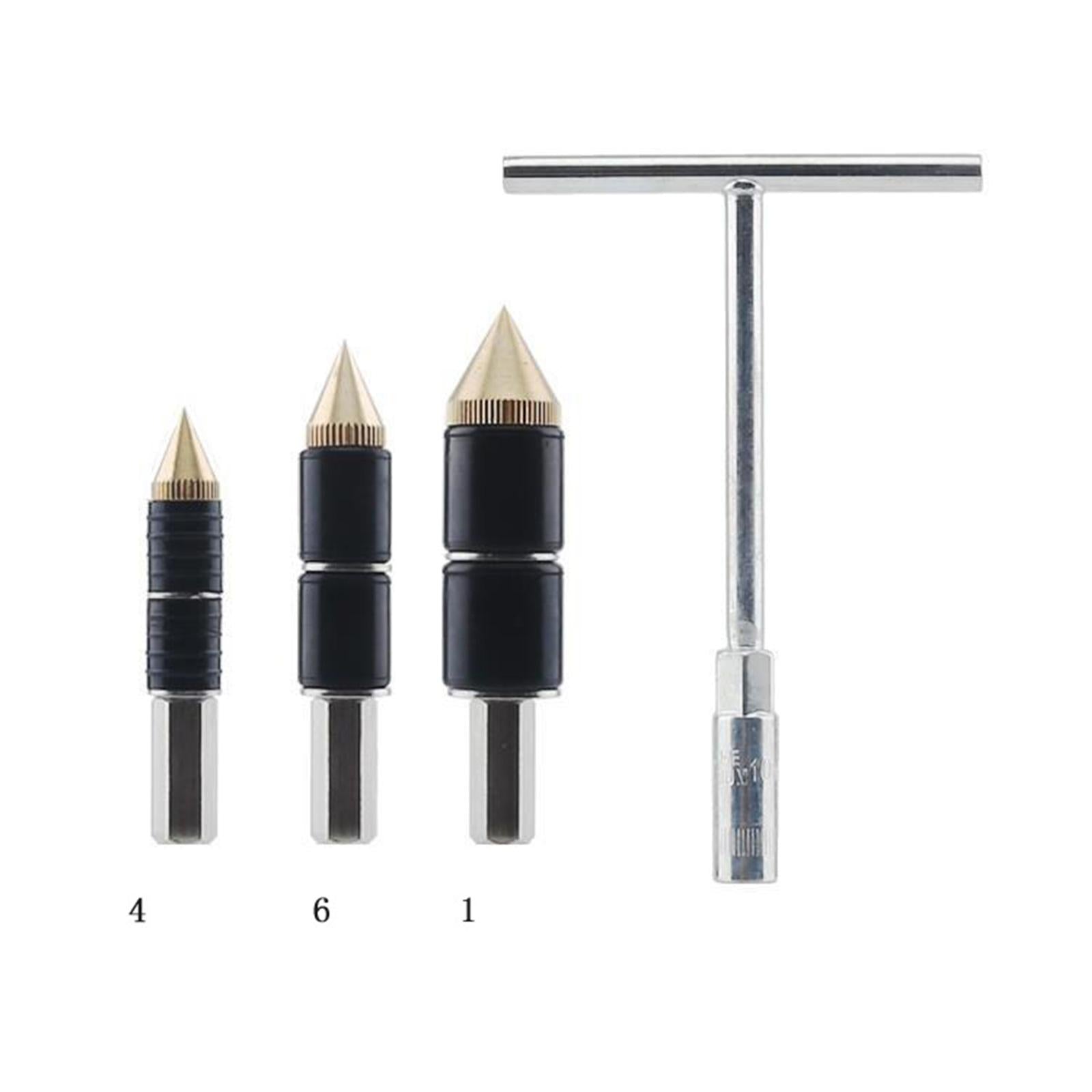 Hot-Melt Water Stop Pins Stainless Steel for Sink Counter Plugging Washroom 3 Pieces Set