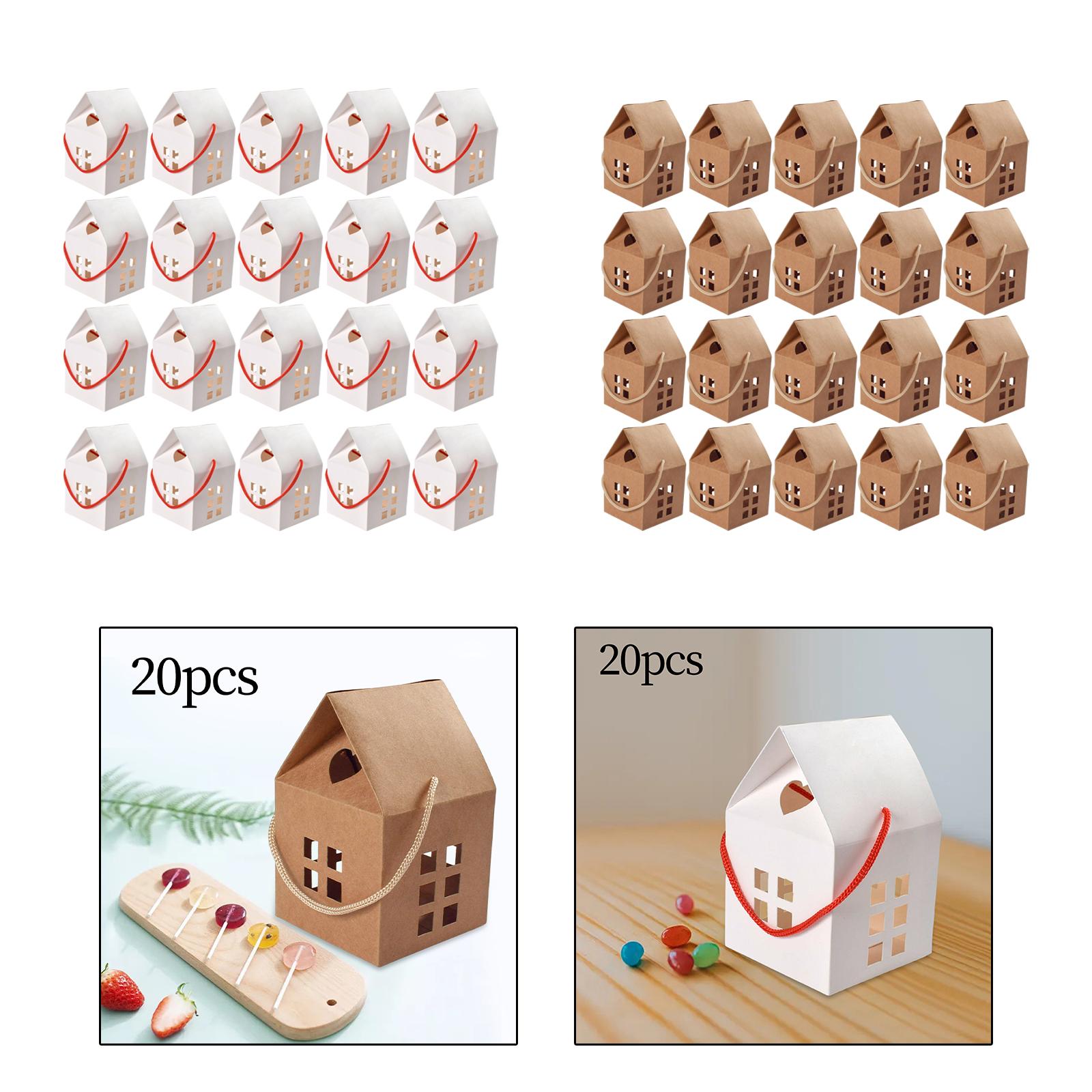 Creative Candy Packing Box Cardboard Box Gift for Valentine Birthday Party White