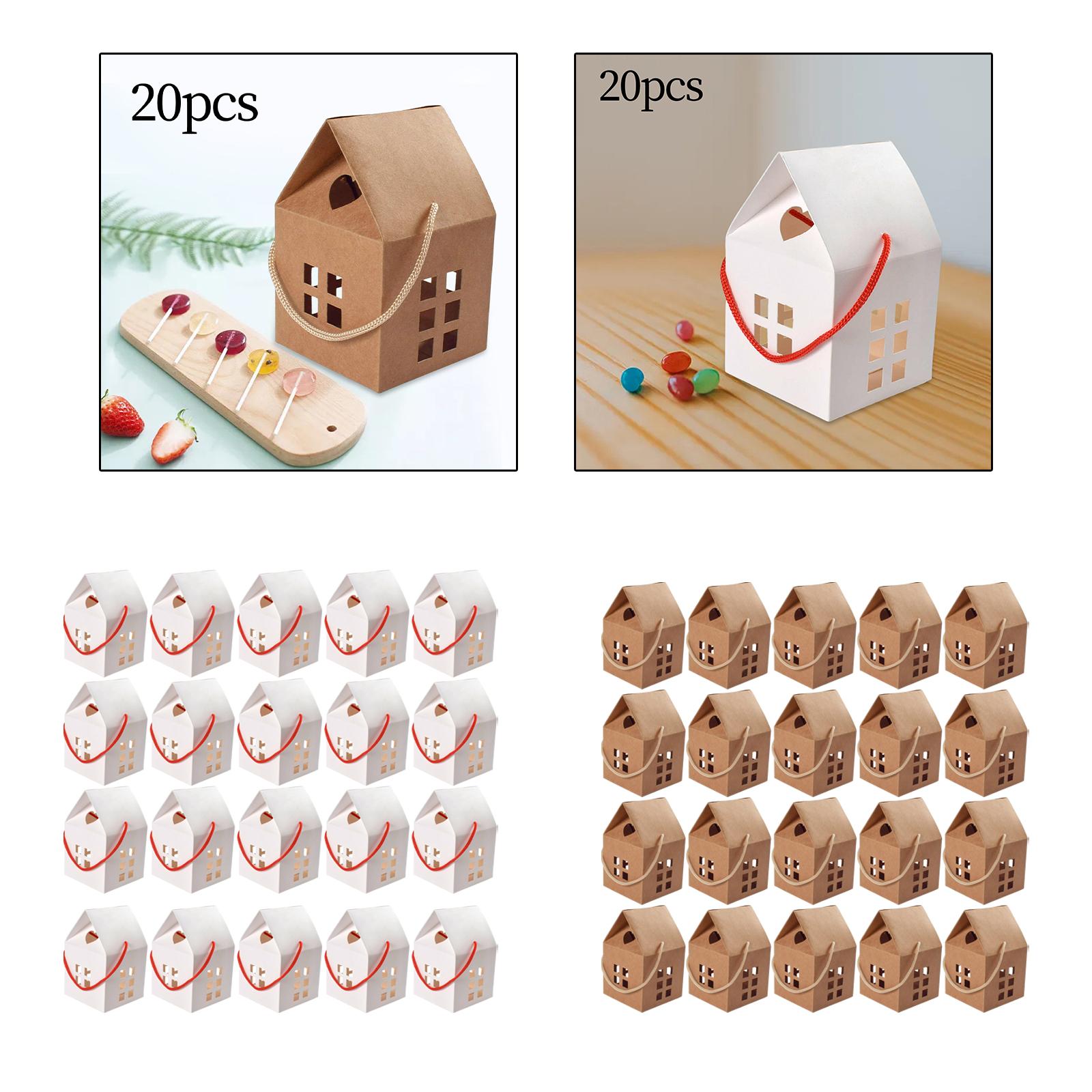 Creative Candy Packing Box Cardboard Box Gift for Valentine Birthday Party White