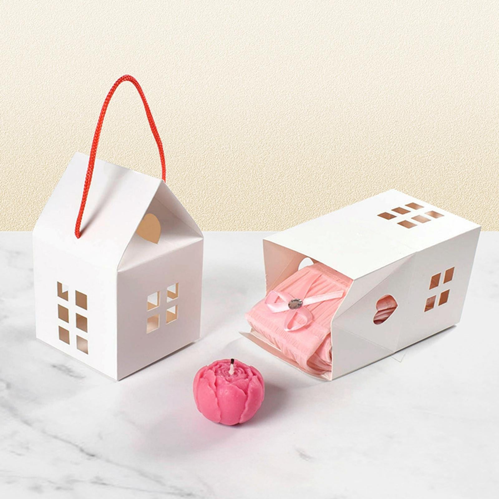 Creative Candy Packing Box Cardboard Box Gift for Valentine Birthday Party Brown