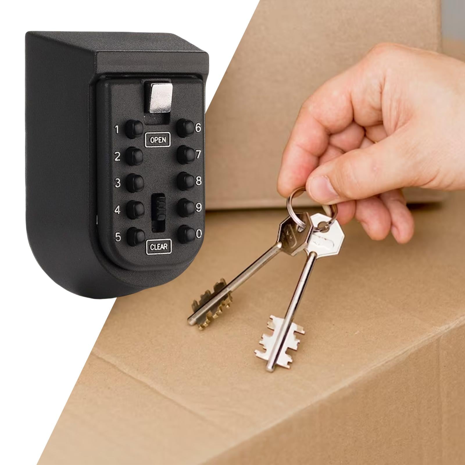 Key Storage Lock Mount Sturdy Password Code Lock Fittings for Garage