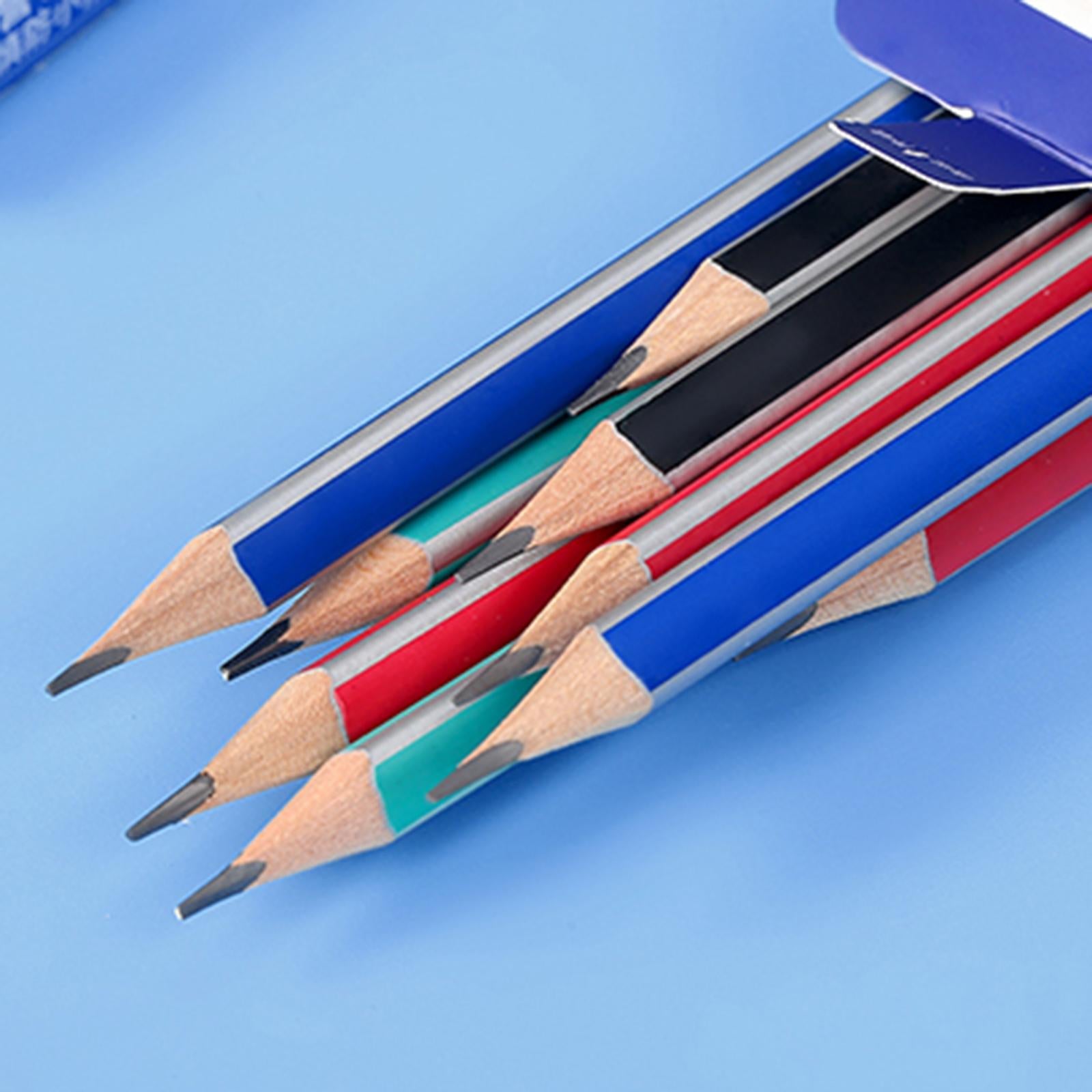 12 Pieces Wooden Pencils with Eraser for Smooth Writing Art Stationery Art