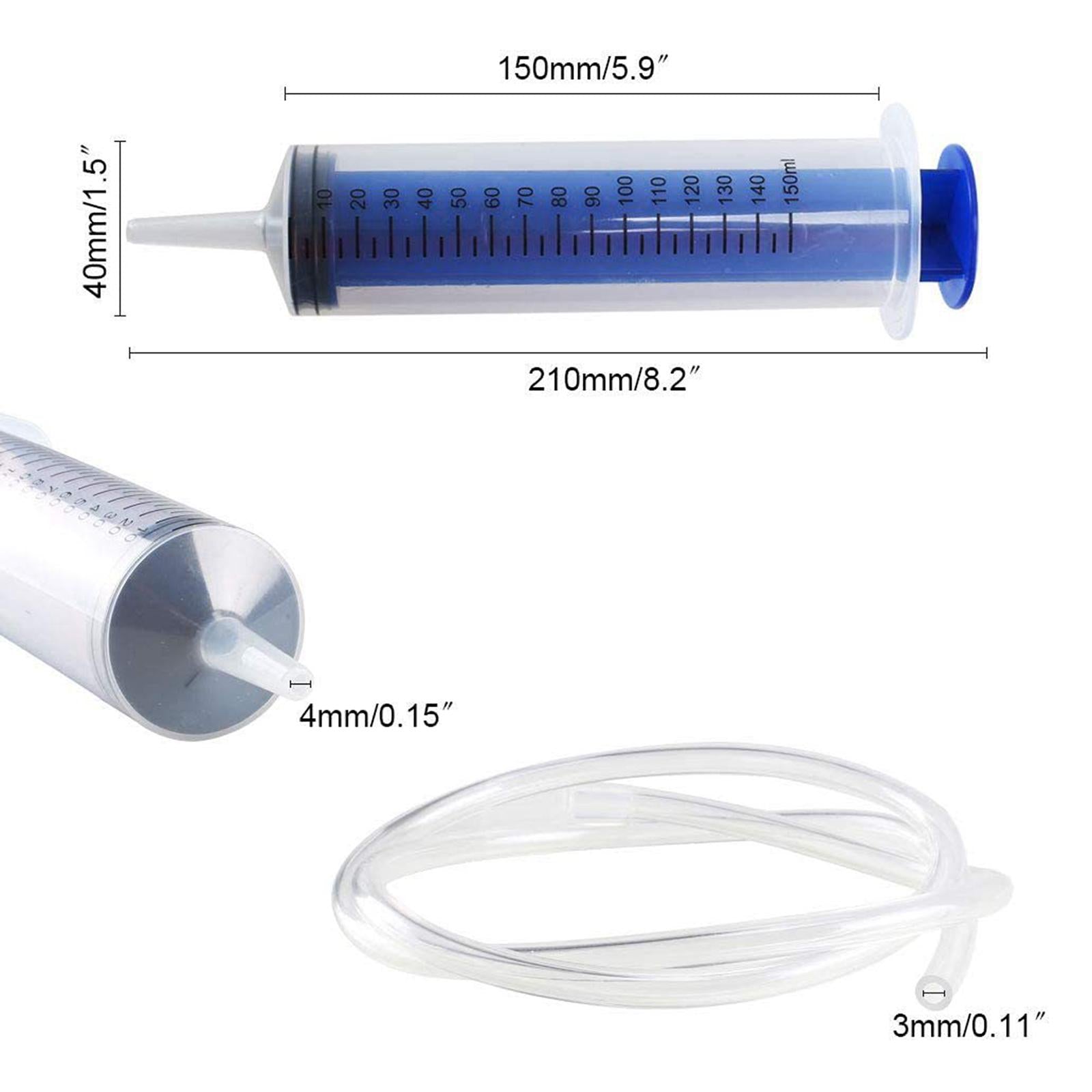 Syringe Easy to Use Easy Reading Oil Change for Lab Lubricants Light Oil