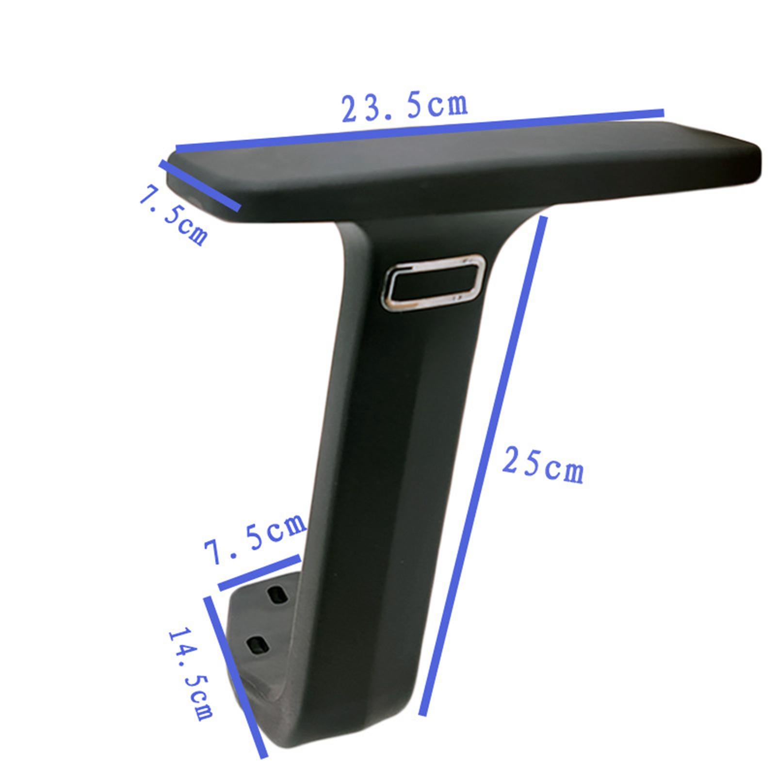 2x Office Chair Armrest Replacement Armrest for Gaming Chair Computer Chair Black