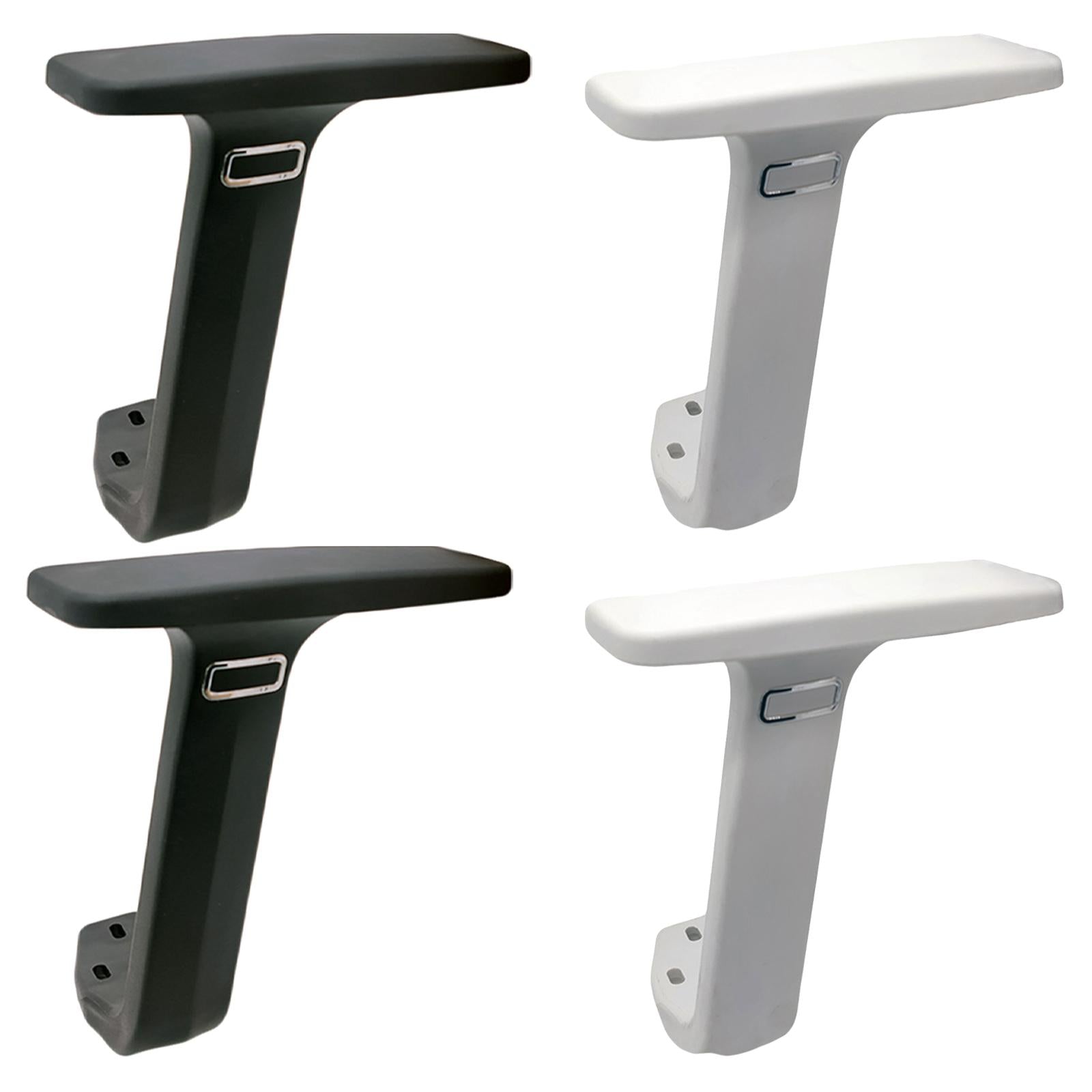 2x Office Chair Armrest Replacement Armrest for Gaming Chair Computer Chair Black