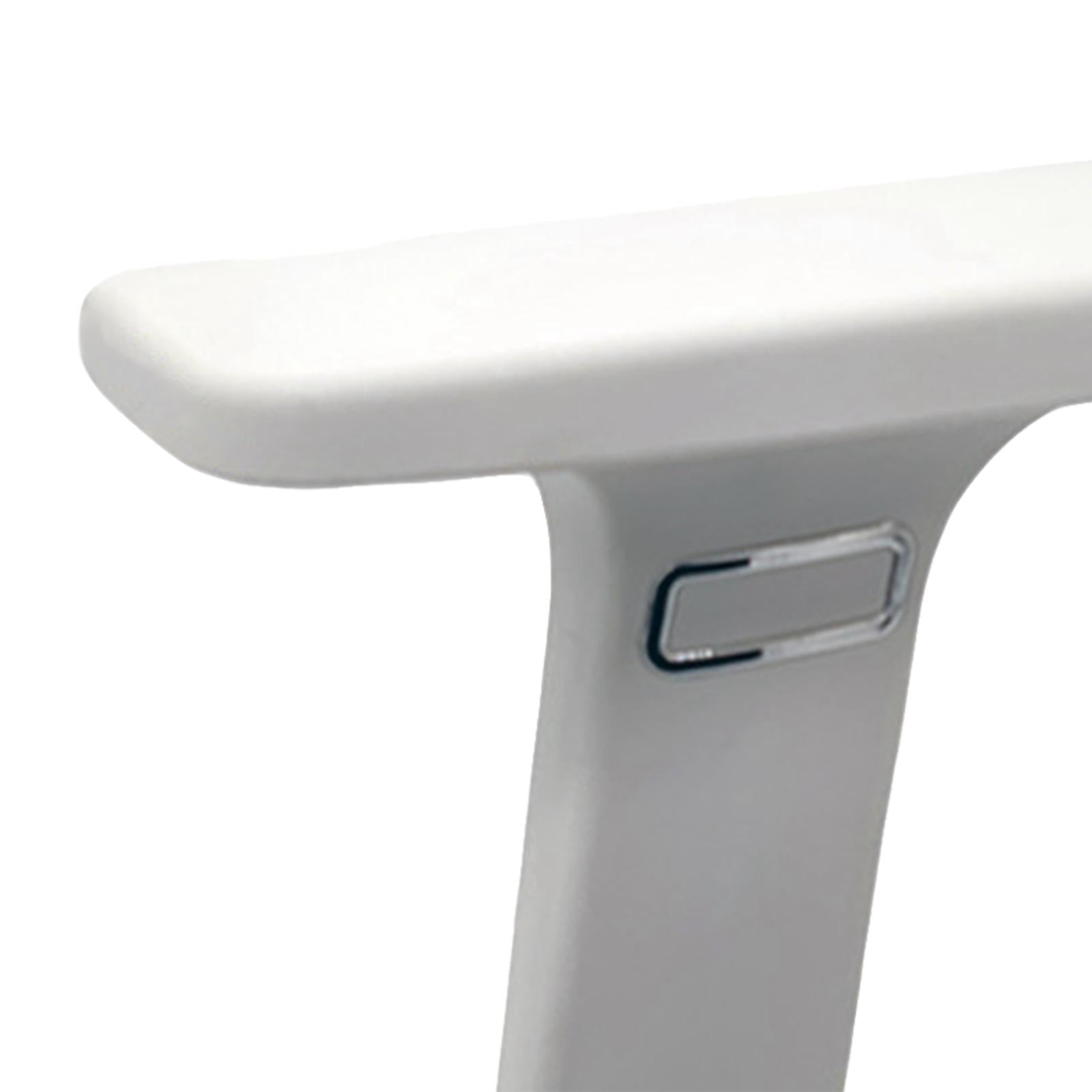 2x Office Chair Armrest Replacement Armrest for Gaming Chair Computer Chair White