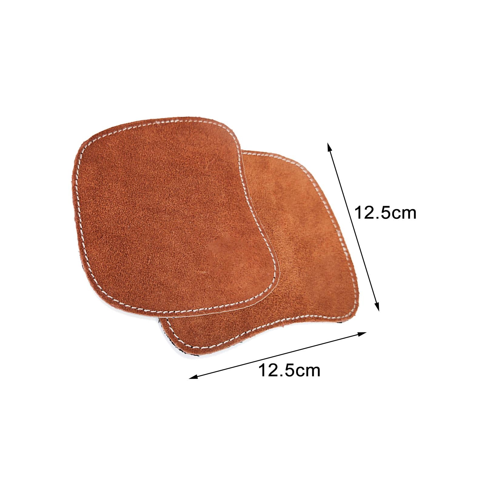 Resistant Welder Leather Protectors Heat Resistant Fireproof for Handling brown