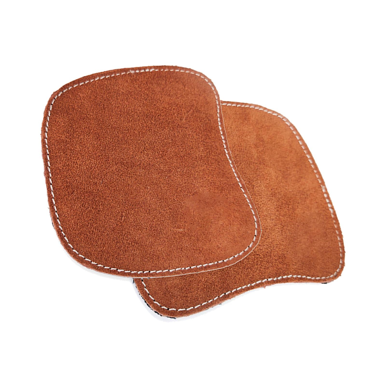 Resistant Welder Leather Protectors Heat Resistant Fireproof for Handling brown