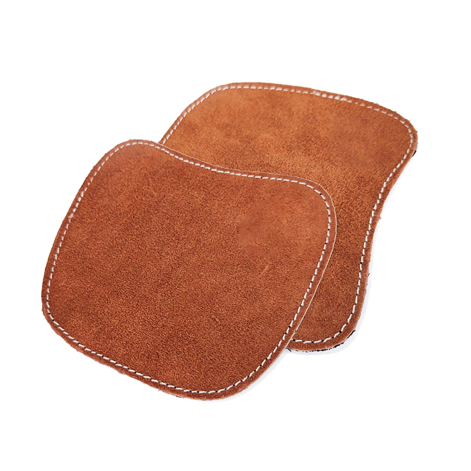 Resistant Welder Leather Protectors Heat Resistant Fireproof for Handling brown