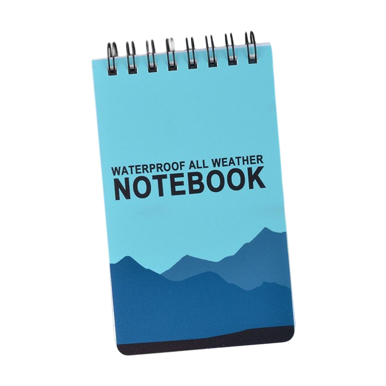 2xSpiral Notebook Writing Pads Pocket notebook for Office Stationry blue