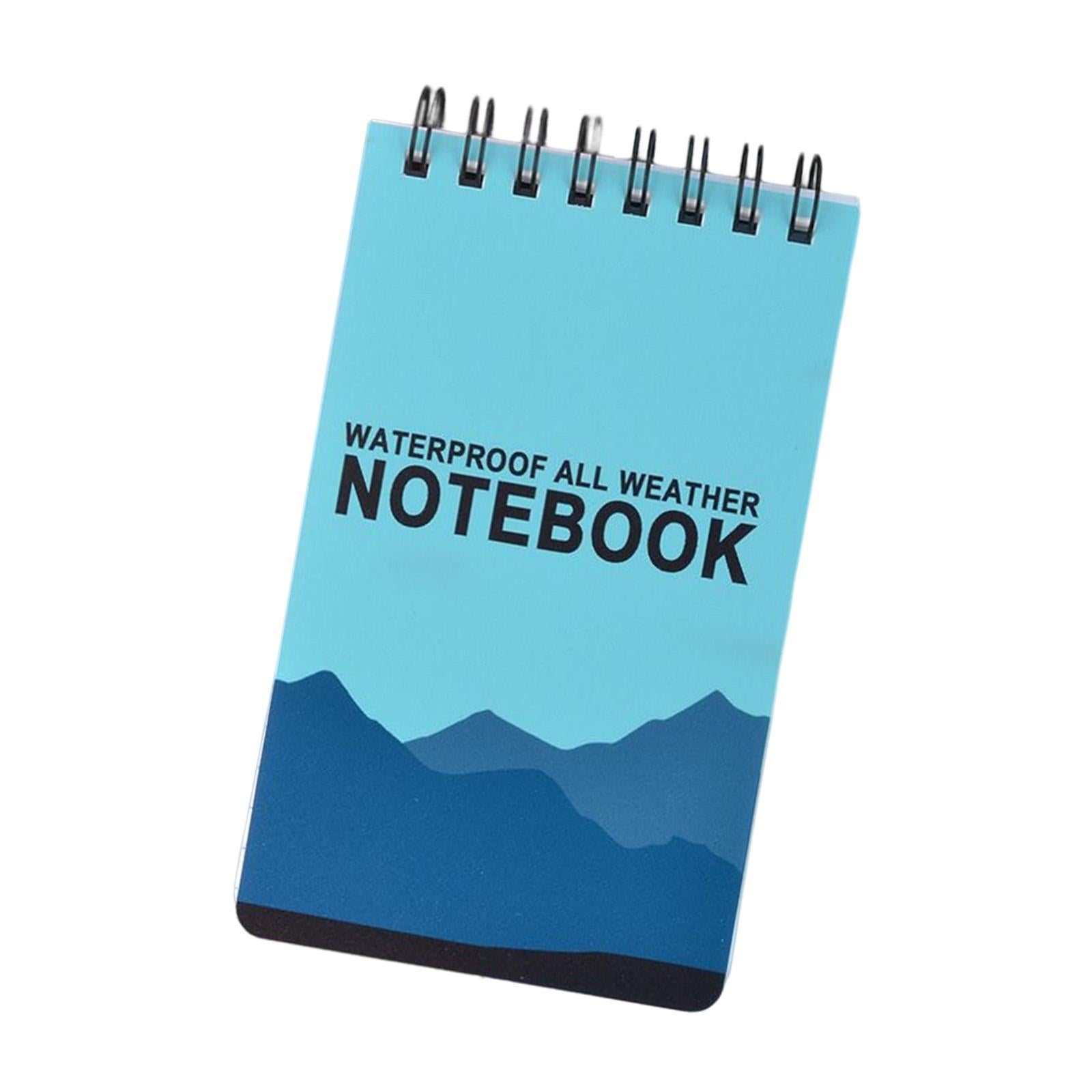 4xSpiral Notebook Writing Pads Pocket notebook for Office Stationry blue