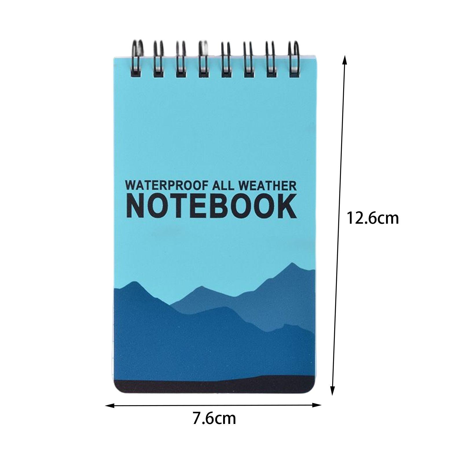 Spiral Notebook Writing Pads Pocket notebook for Office Stationry blue