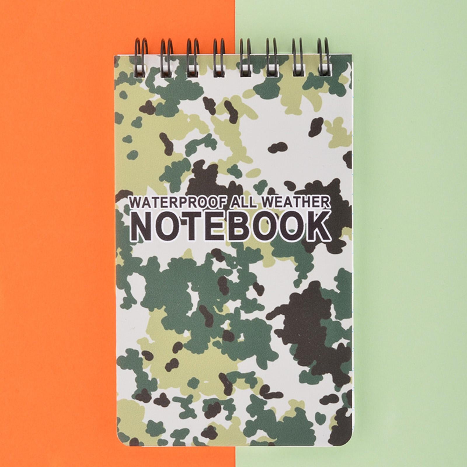 Spiral Notebook Writing Pads Pocket notebook for Office Stationry green