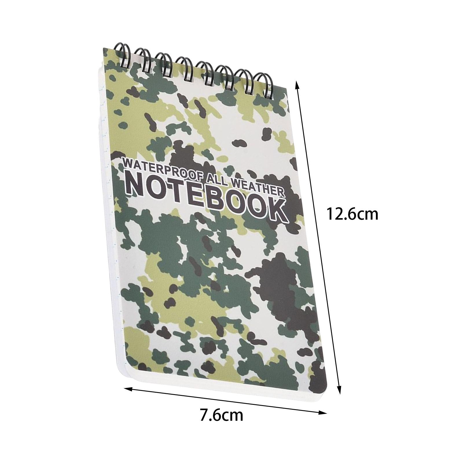 Spiral Notebook Writing Pads Pocket notebook for Office Stationry green