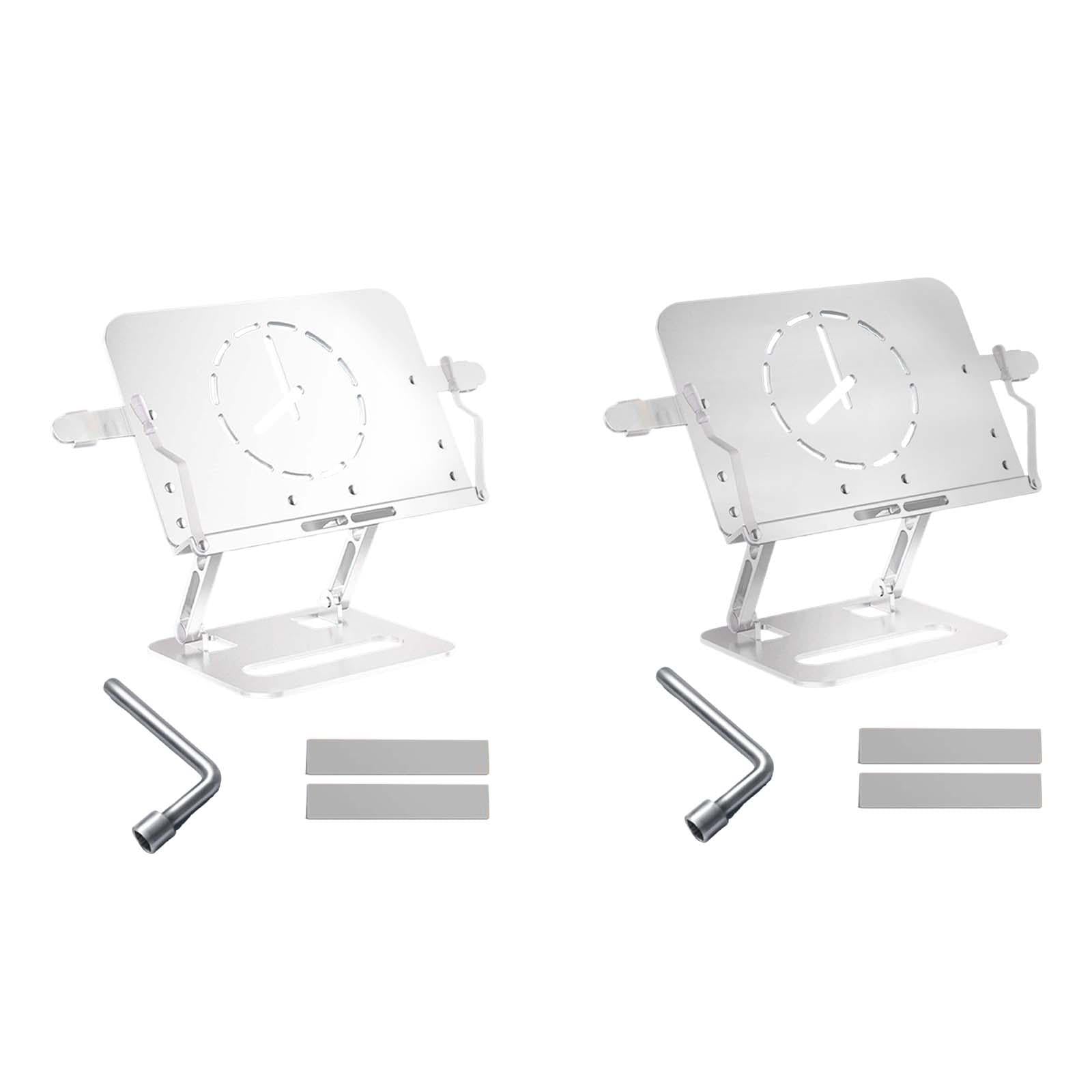 Book Holder Foldable Tablet Holder Non Slip Save Space for Office Documents White