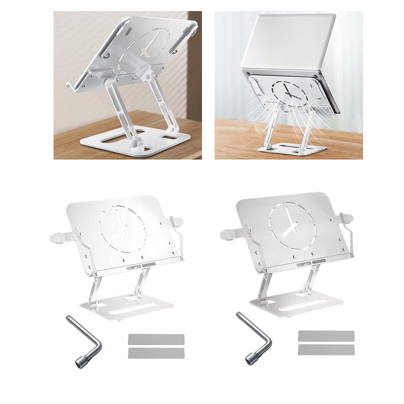 Book Holder Foldable Tablet Holder Non Slip Save Space for Office Documents White